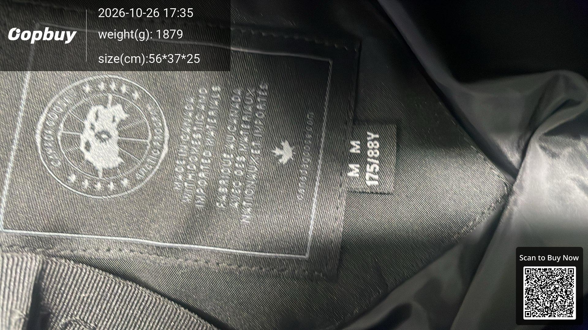 Foto QC 4 de Canada Goose Wyndham Parka Down Jacket Black