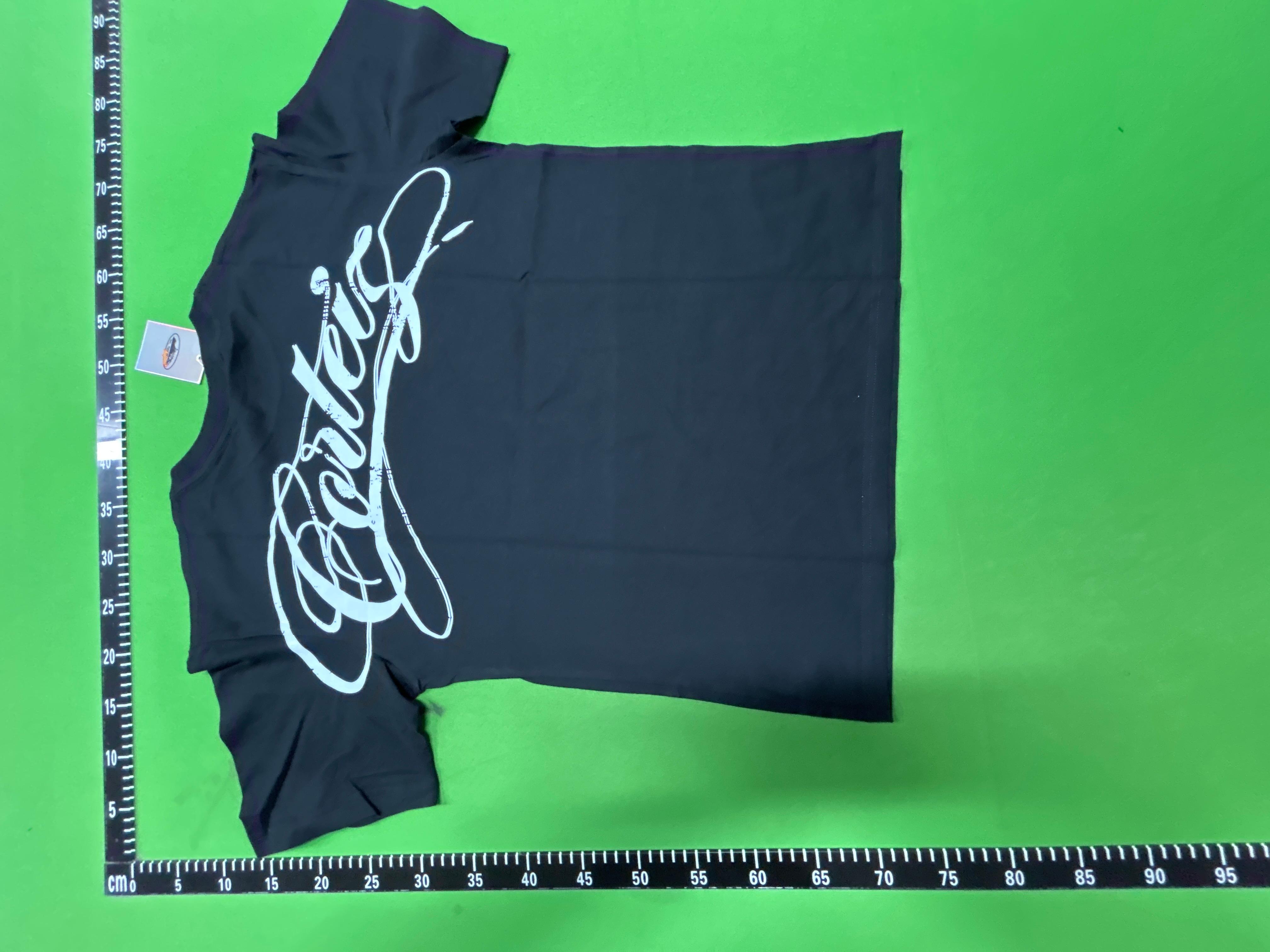 Foto QC 8 de Corteiz T-shirt Script Logo Black
