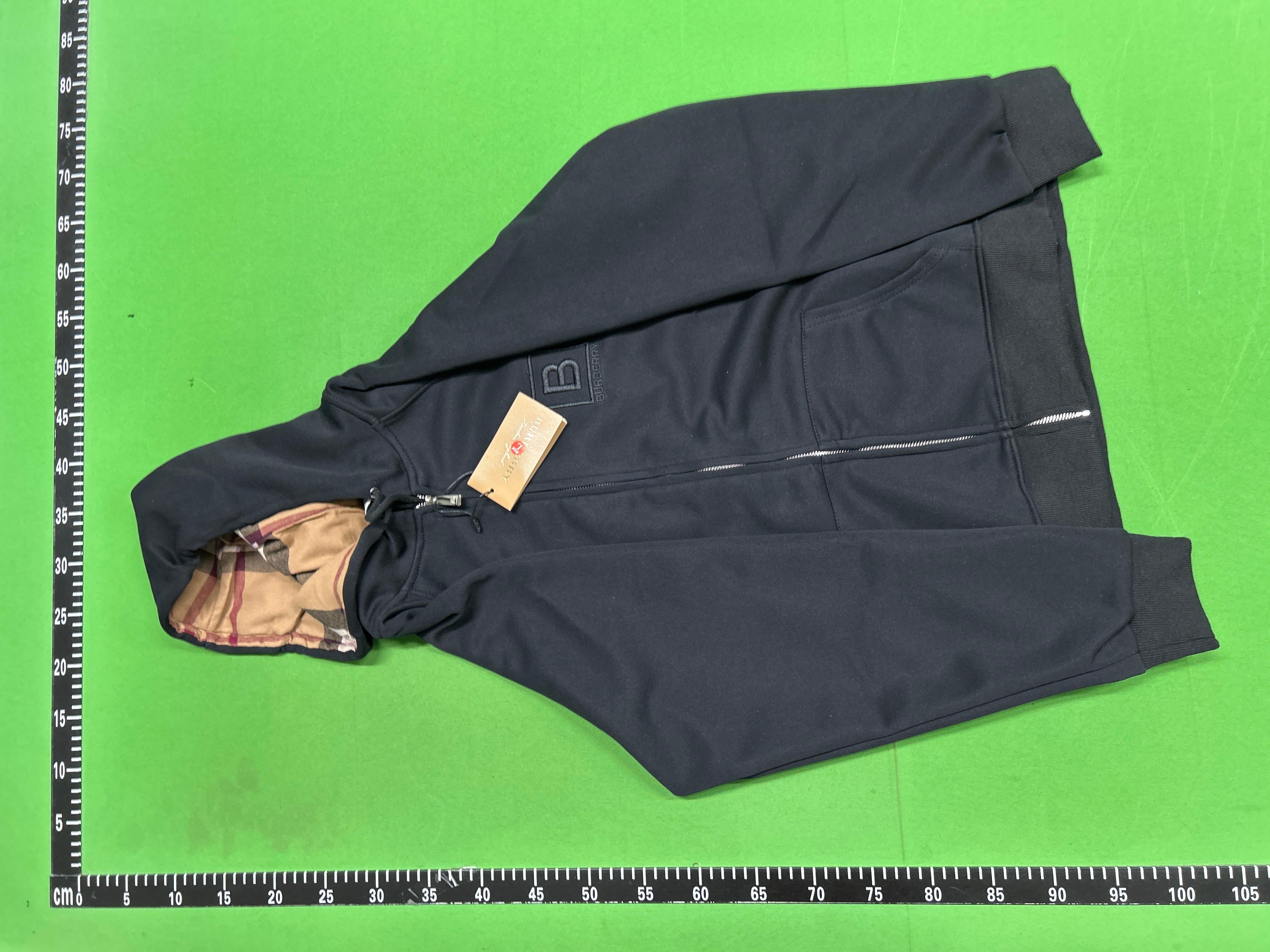 Foto QC 7 de Burberry Hooded Jacket Vintage Check Lining Black
