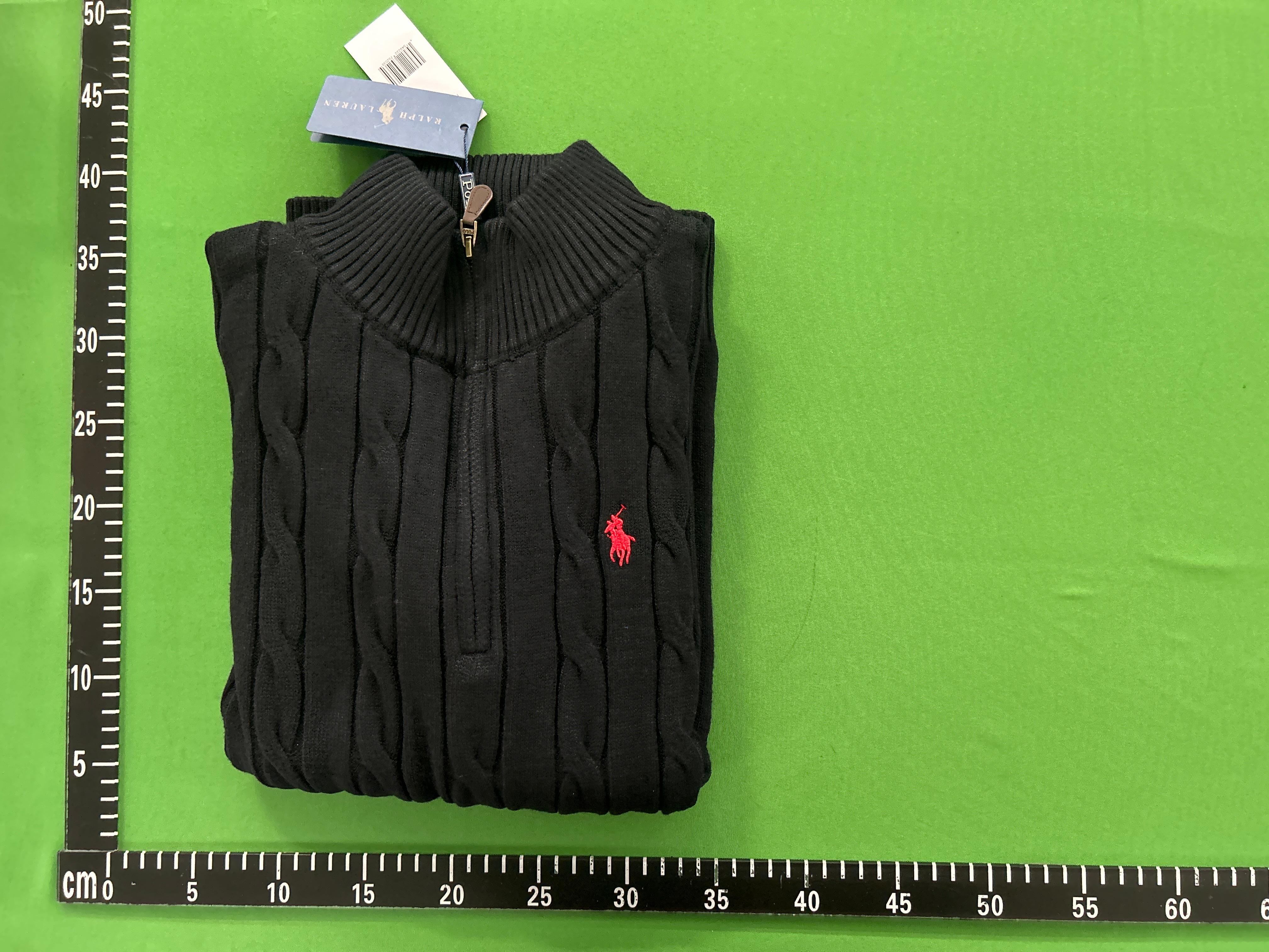 Foto QC 5 de Polo Ralph Lauren Cable Knit Zip Sweater White