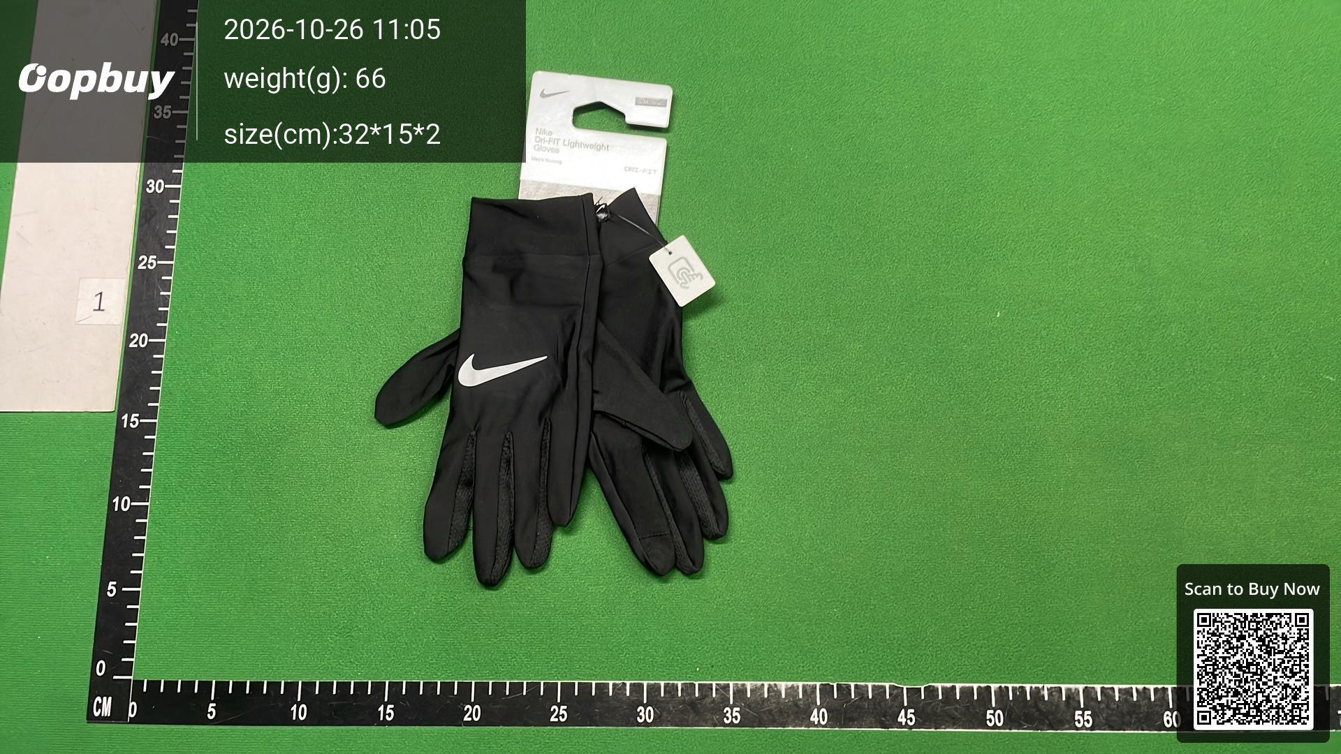Foto QC 3 de Nike Dri-FIT Lightweight Gloves Black