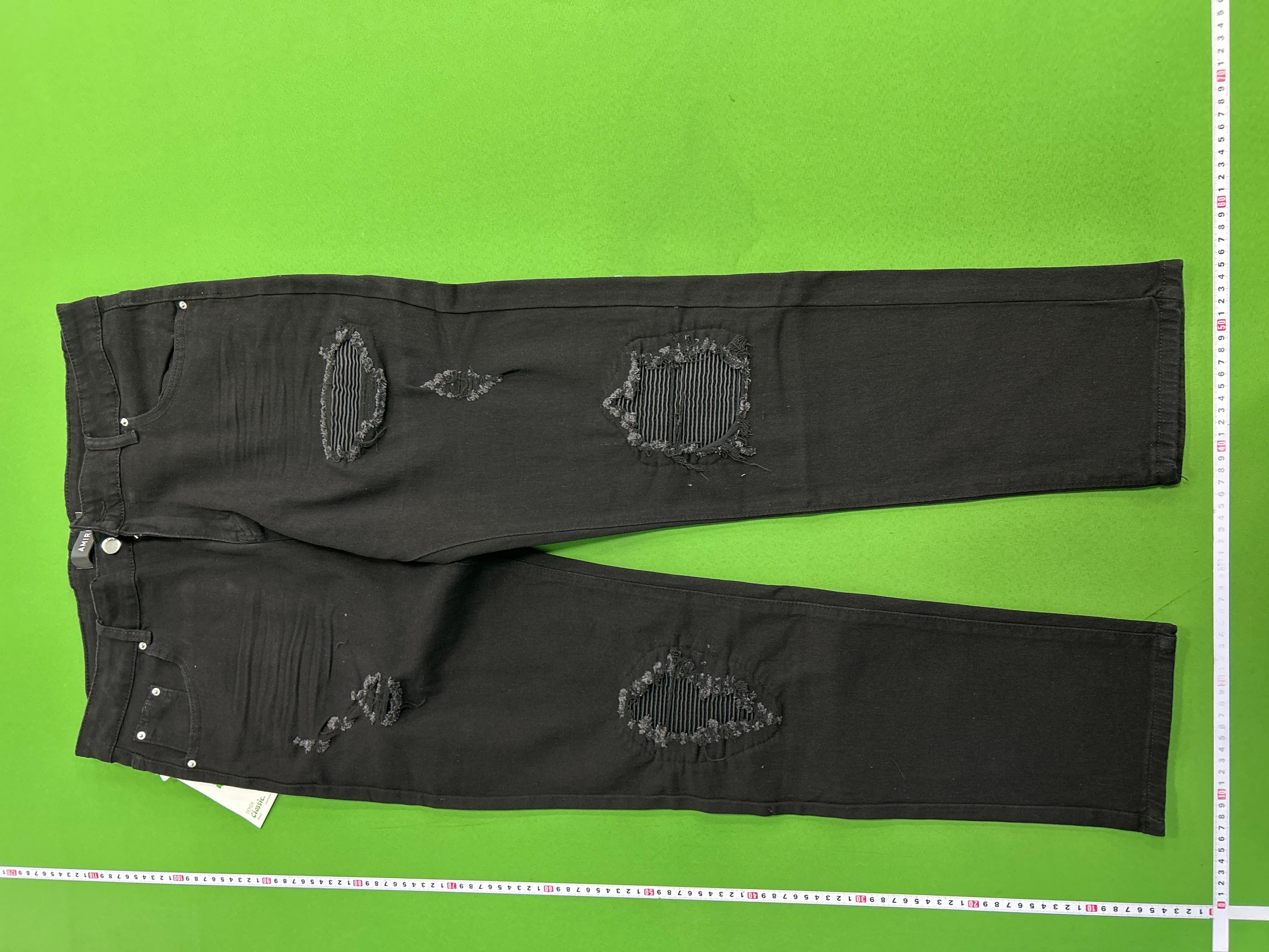 Foto QC 7 de Purple Brand P004 Jeans Flare Paint Splatter Black