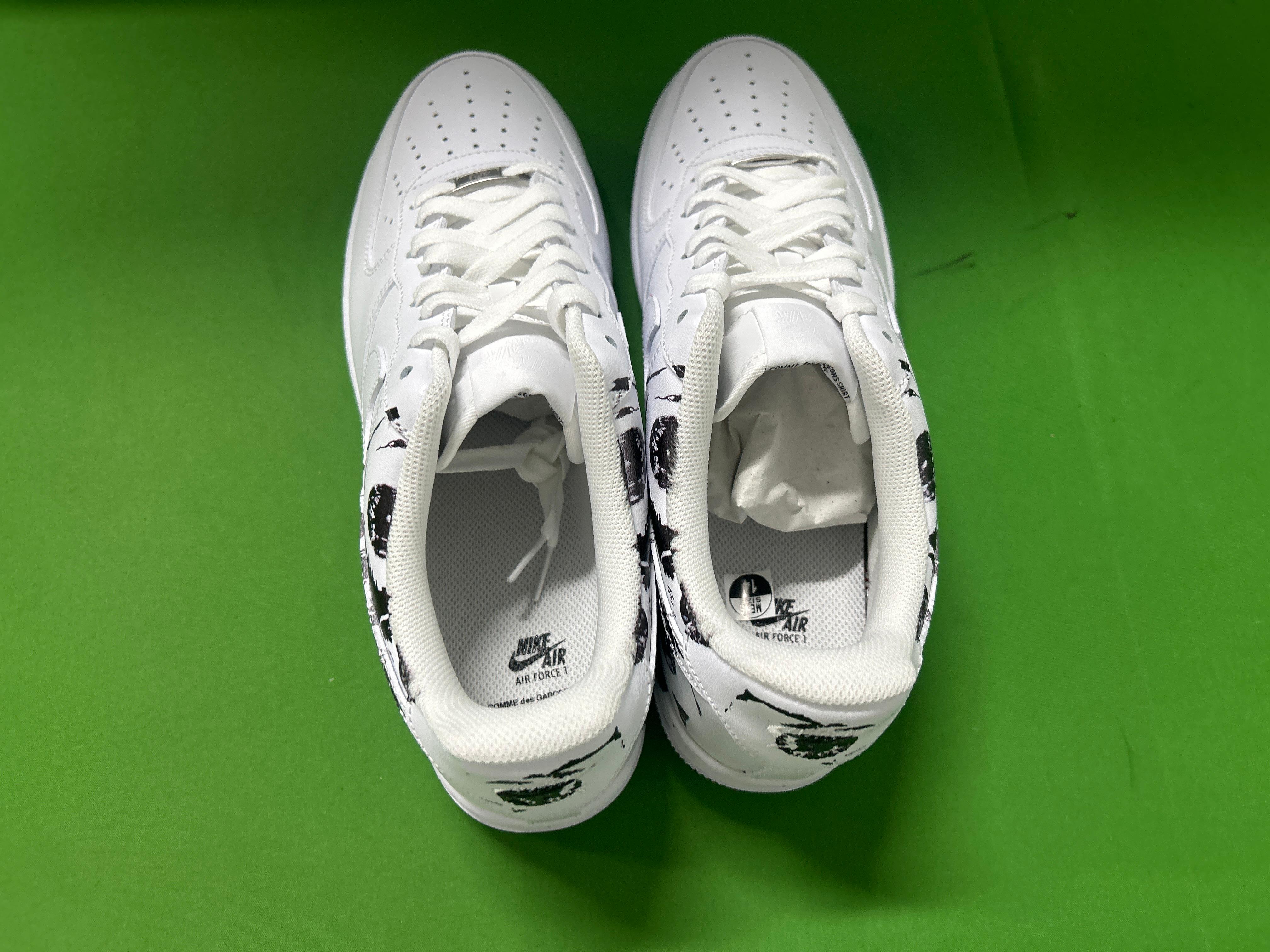 Foto QC 3 de Nike Air Force 1 Low '07 Supreme Comme des Garcons Shirt Eyes 923044-100