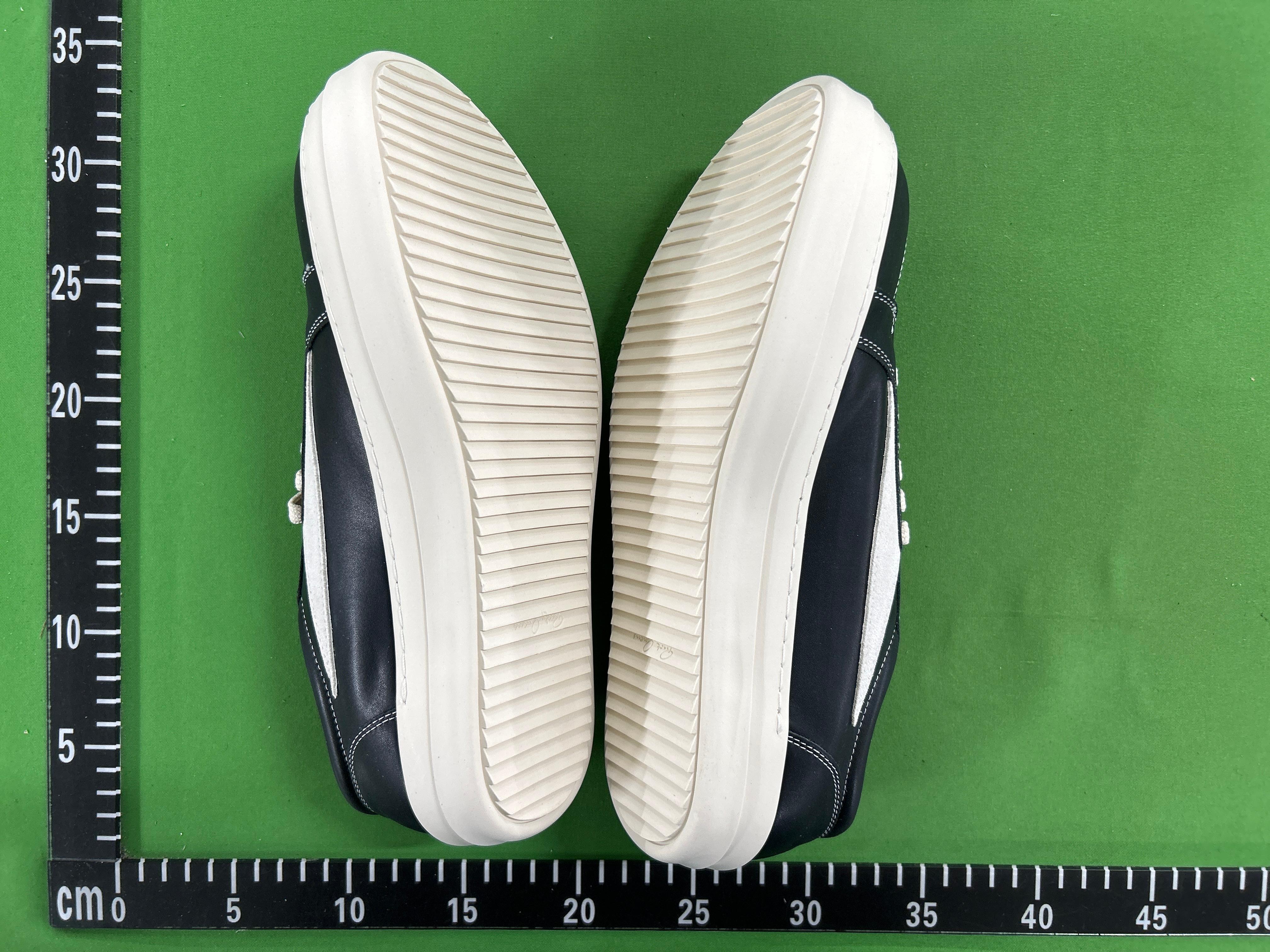 Foto QC 2 de Rick Owens Low Sneakers Leather Platform Black White
