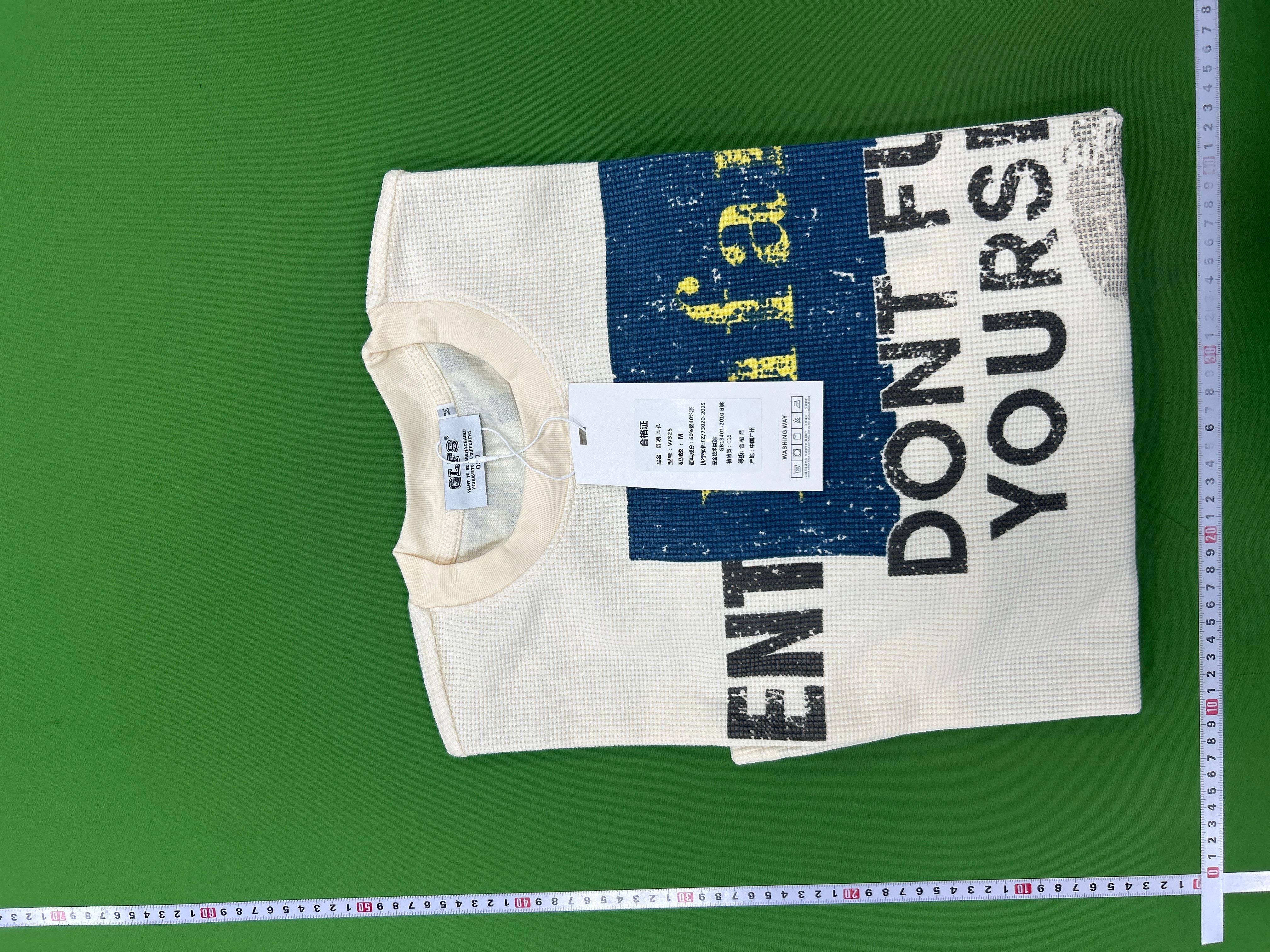 Foto QC 1 de GLFS Infant Don't Fuc Yourself Waffle Long Sleeve T-shirt Cream