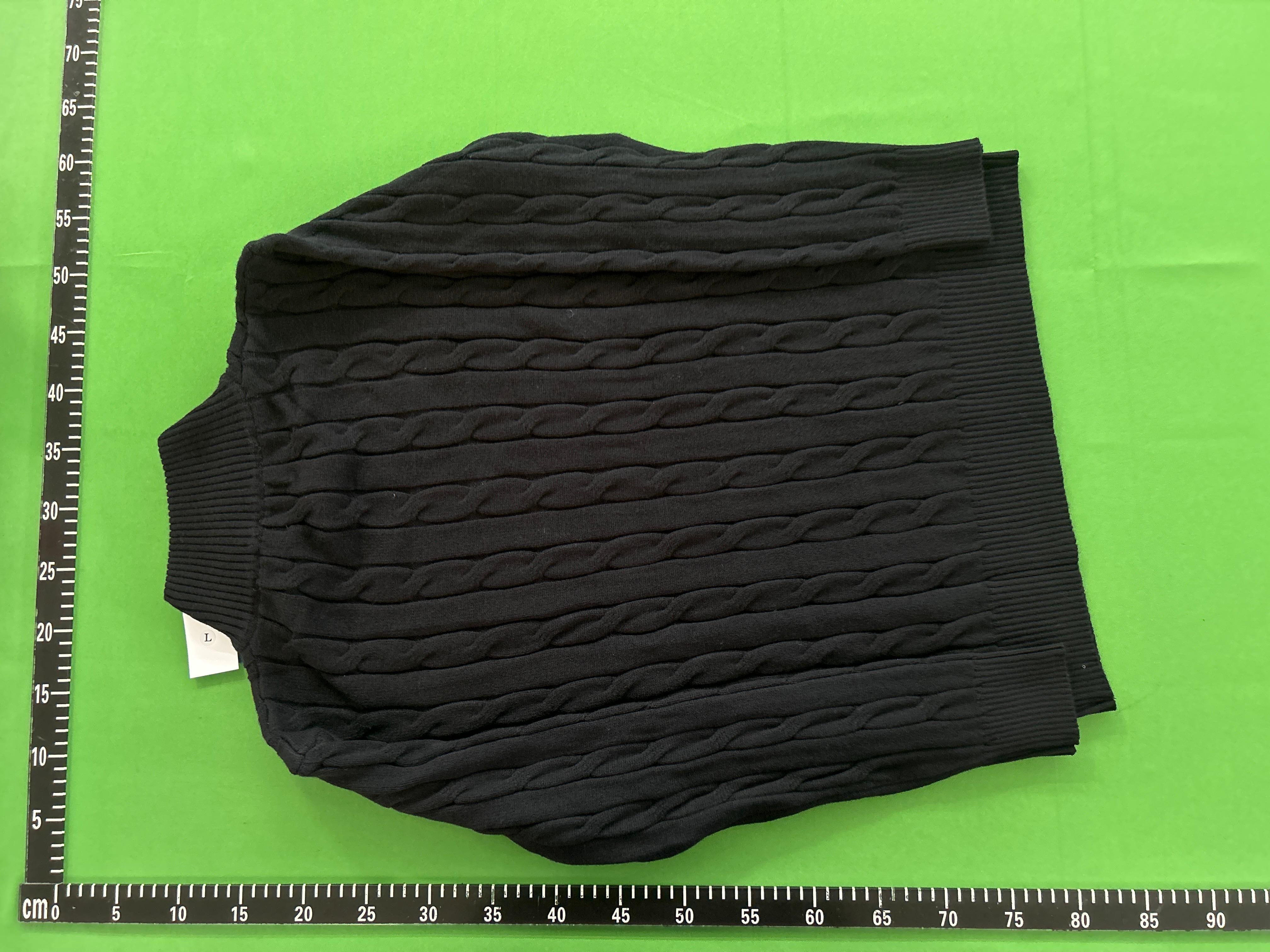 Foto QC 8 de Polo Ralph Lauren Cable Knit Zip Sweater White