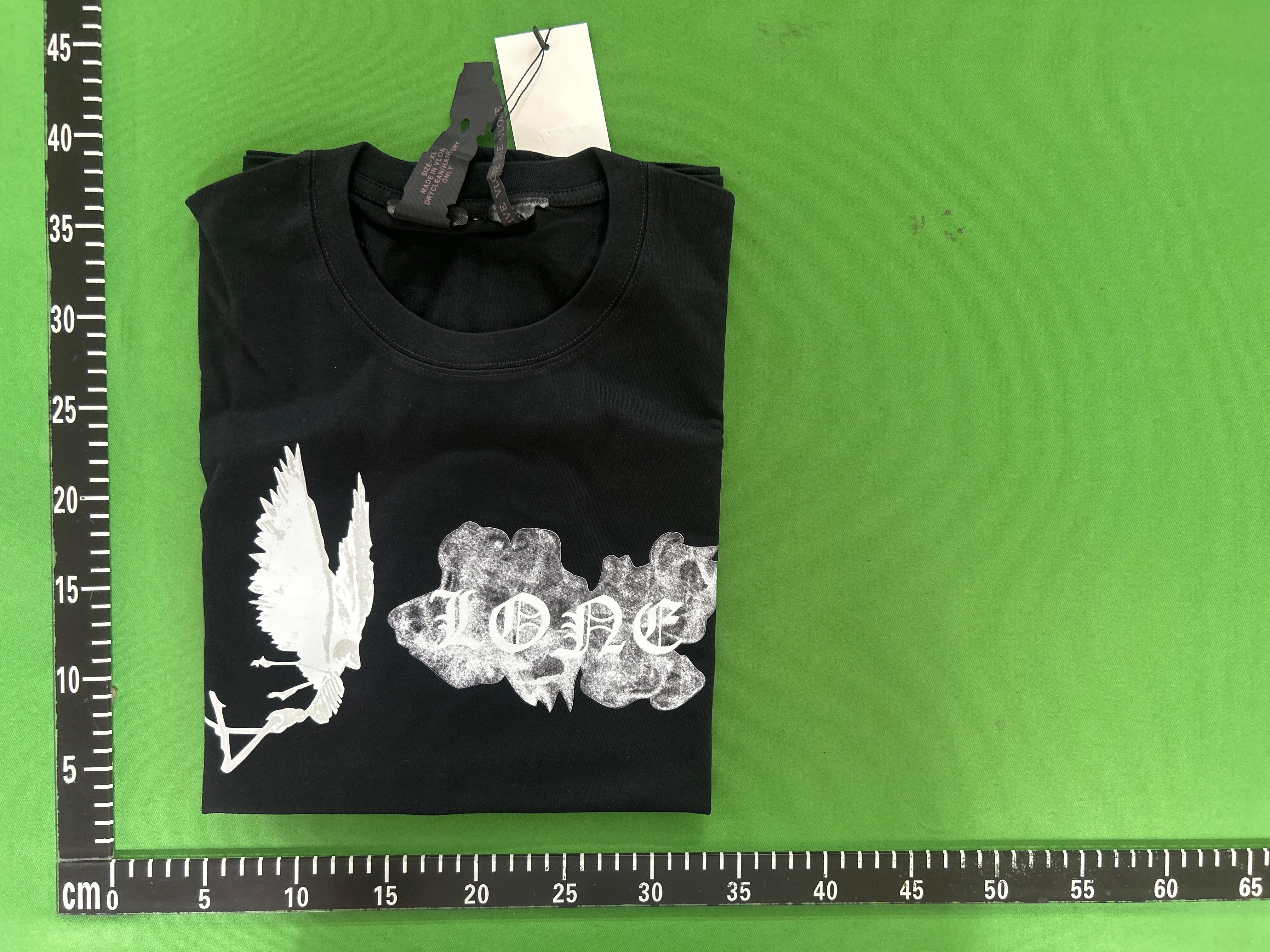Foto QC 5 de Vlone 3M Reflective V Logo T-shirt Black