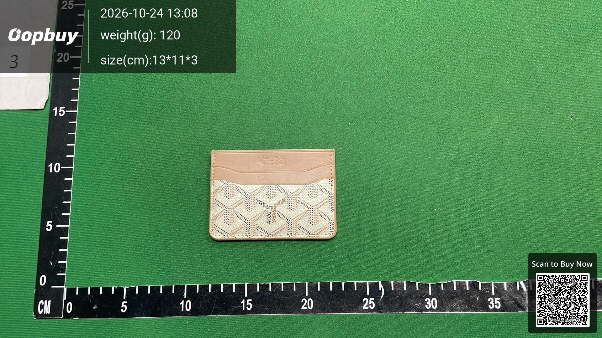 Foto QC 8 de Goyard Saint Sulpice Card Holder Goyardine Green