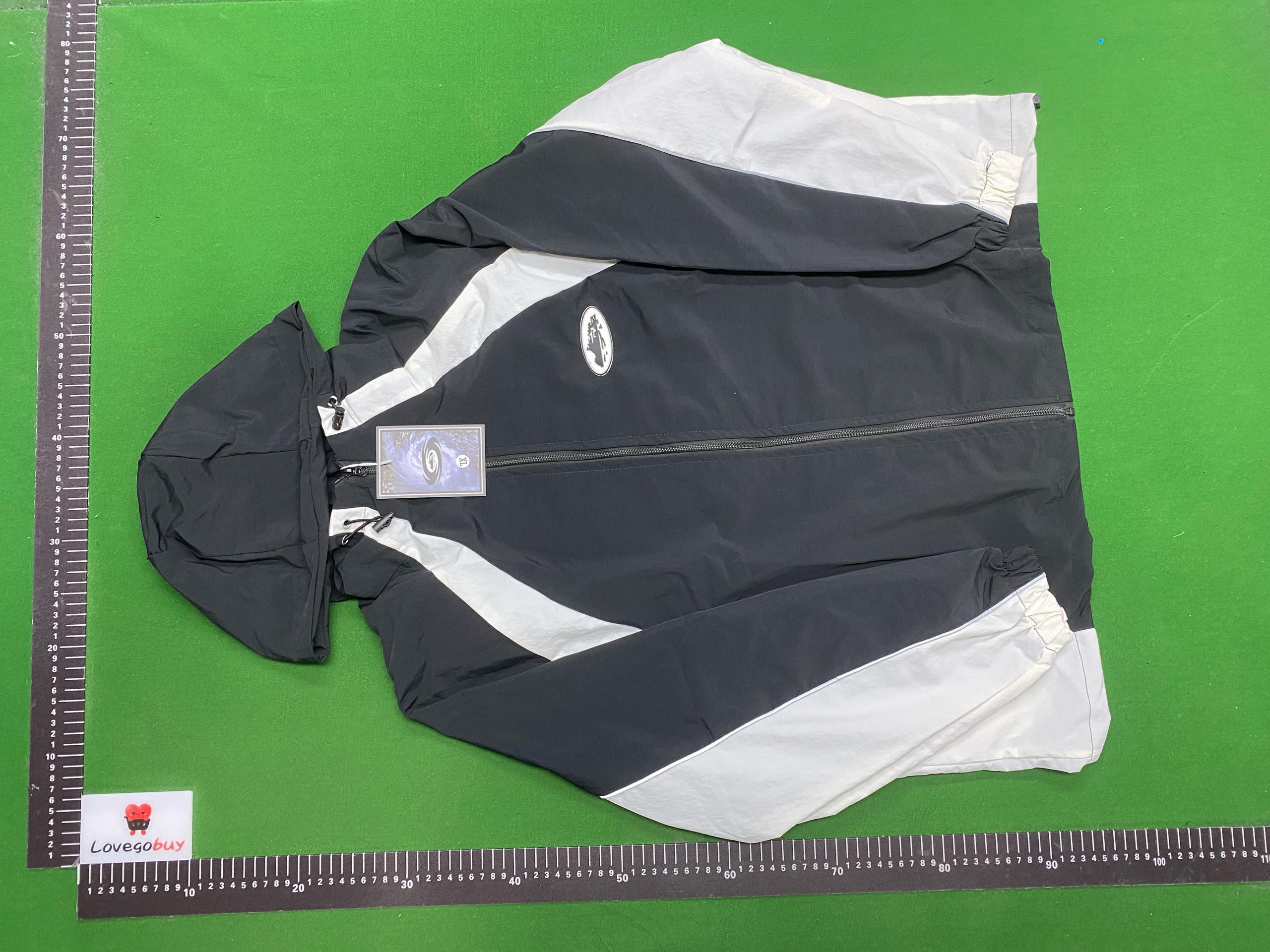 Foto QC 6 de Corteiz Alcatraz Pants Patchwork Windbreaker Grey White