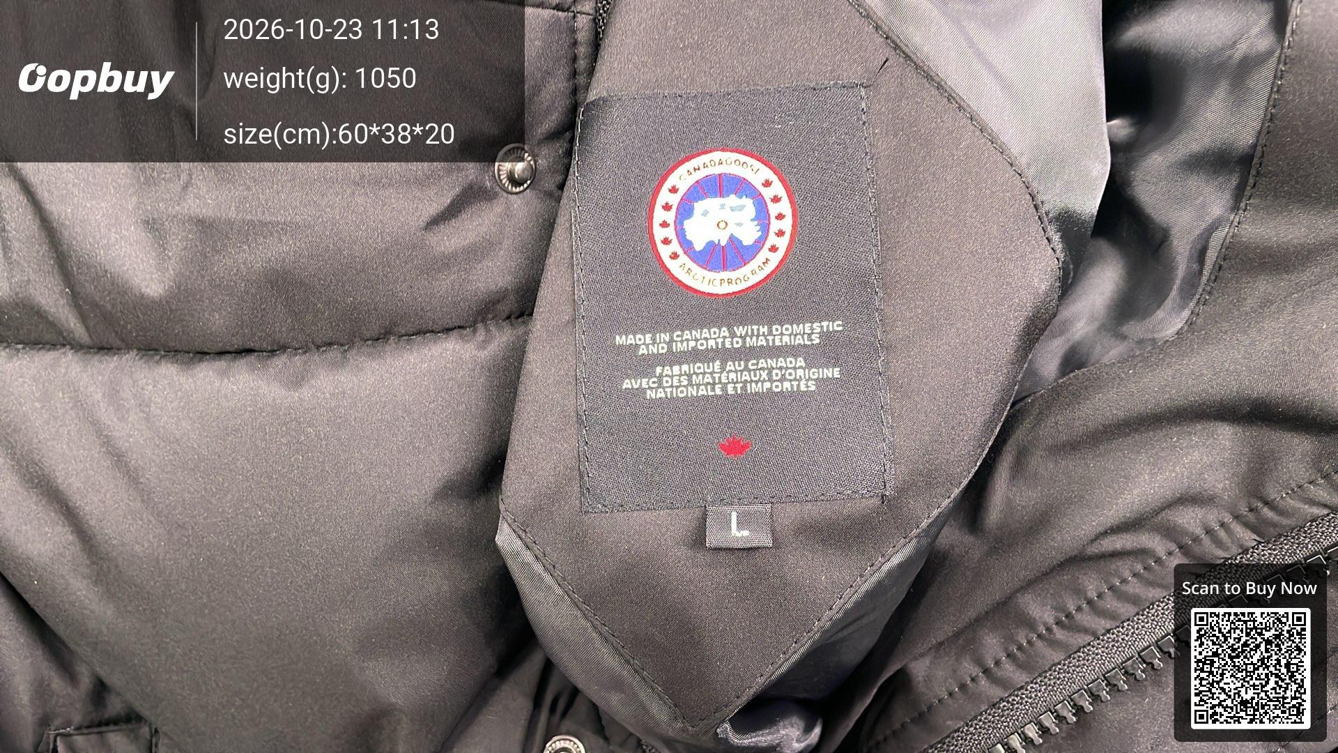 Foto QC 4 de Canada Goose Down Parka Jacket Black