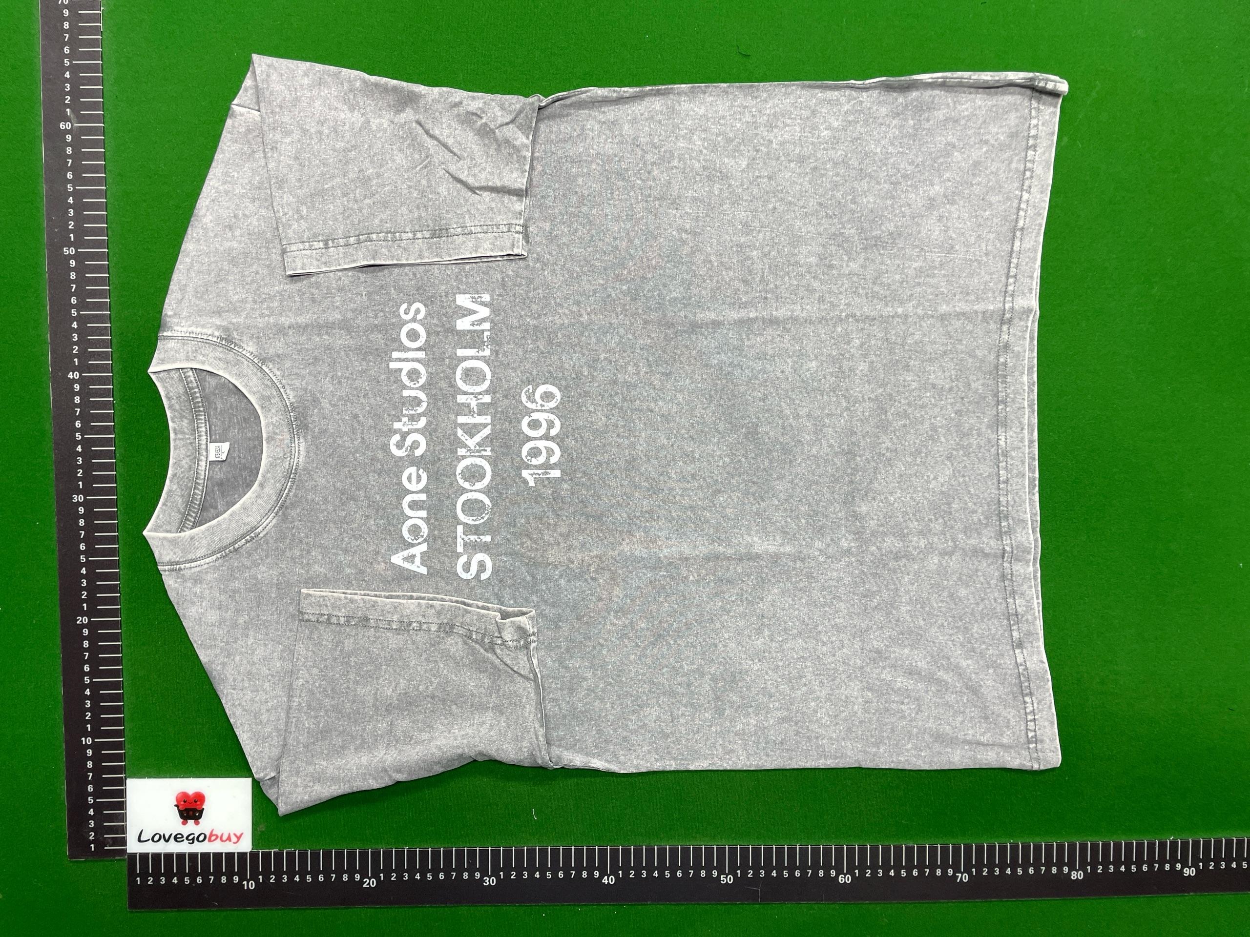 Foto QC 6 de Acne Studios Stockholm 1996 Logo T-shirt Black