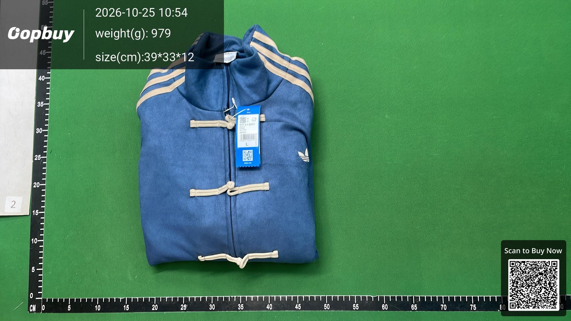 Foto QC 8 de adidas Faux Suede Tang Jacket Blue