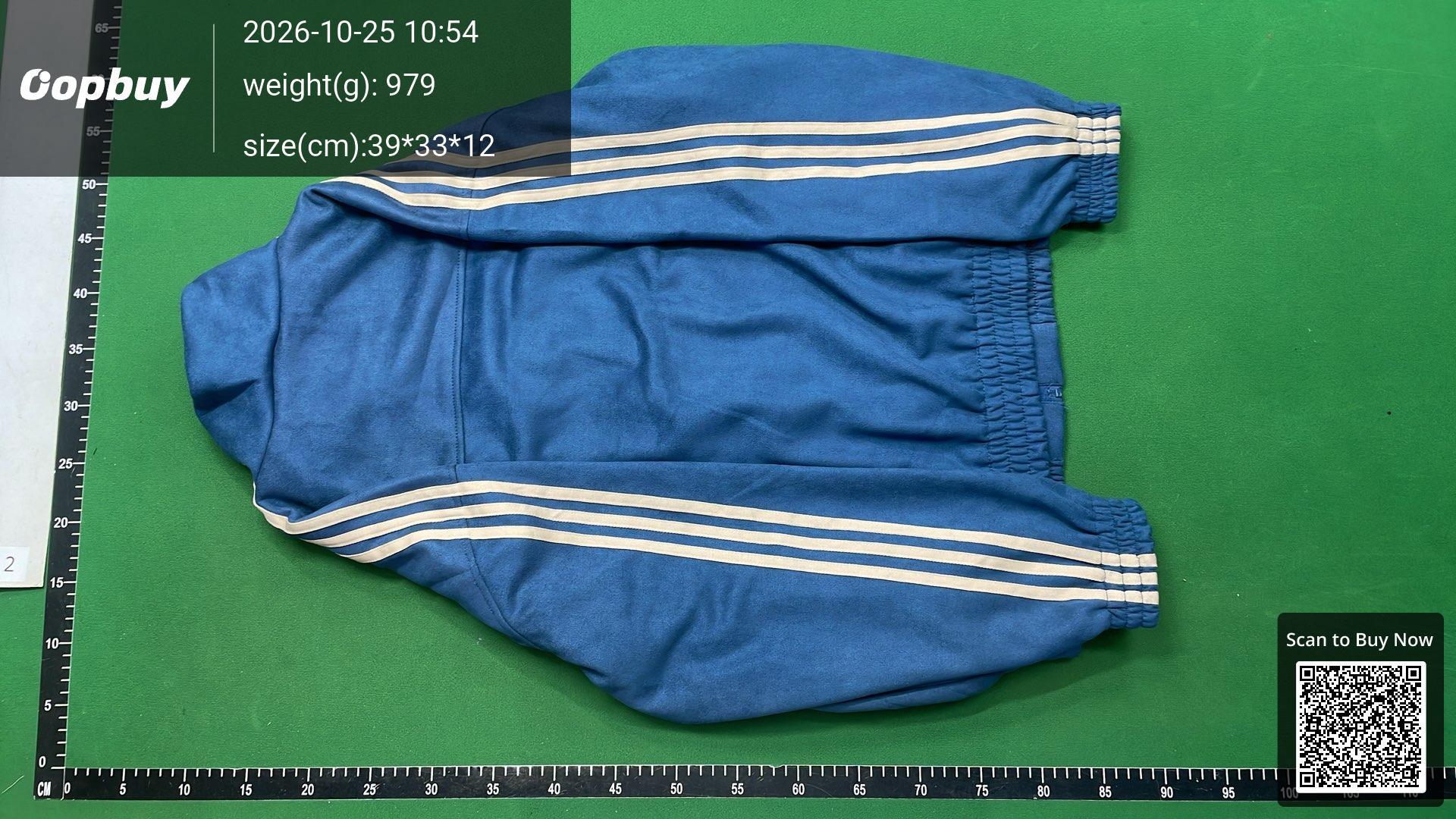 Foto QC 7 de adidas Faux Suede Tang Jacket Blue