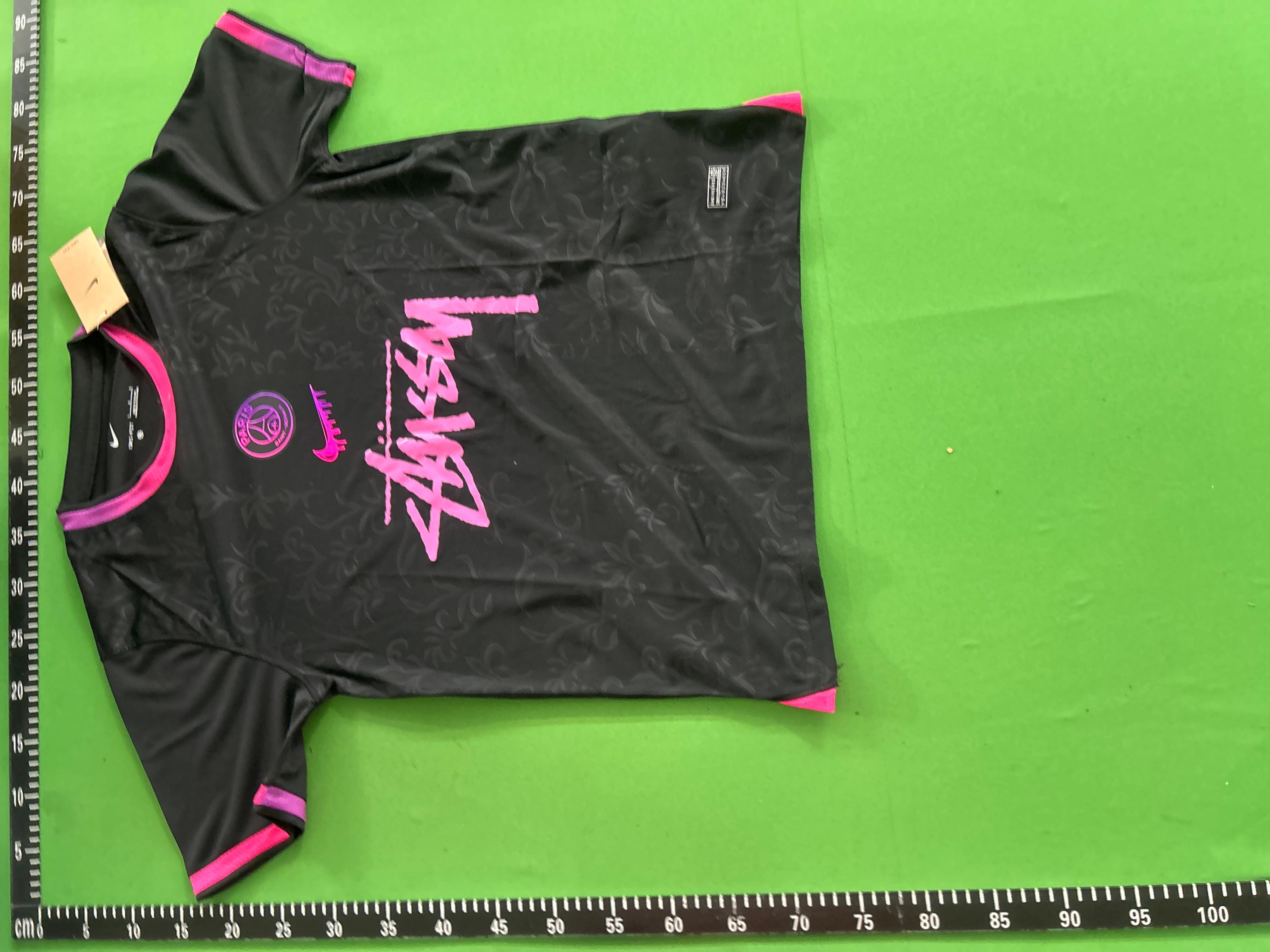 Foto QC 1 de Stussy x Nike x Brasil 2024 Concept Jersey Black