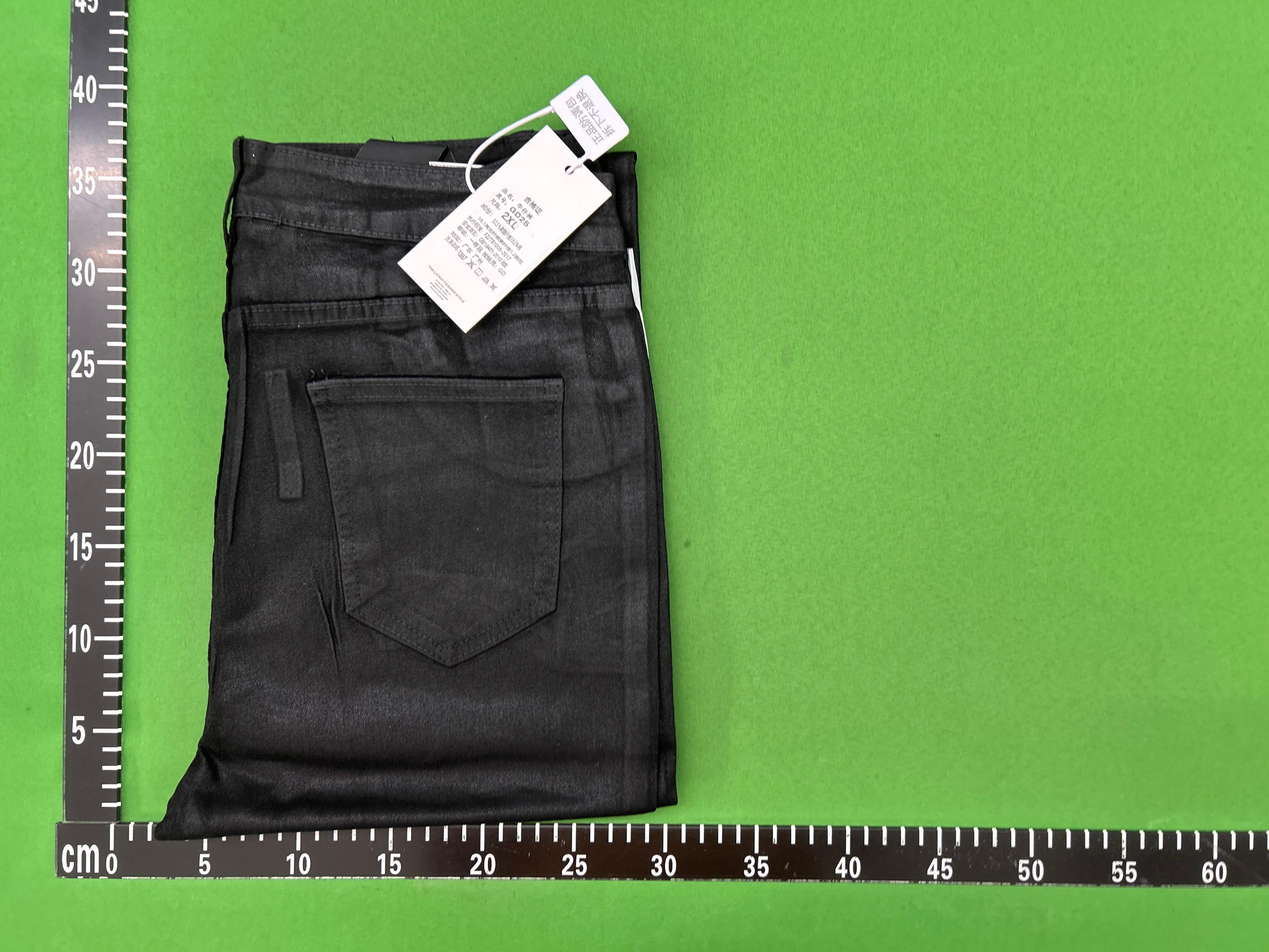 Foto QC 1 de Rick Owens DRKSHDW Jeans Waxed Coated Flared Black