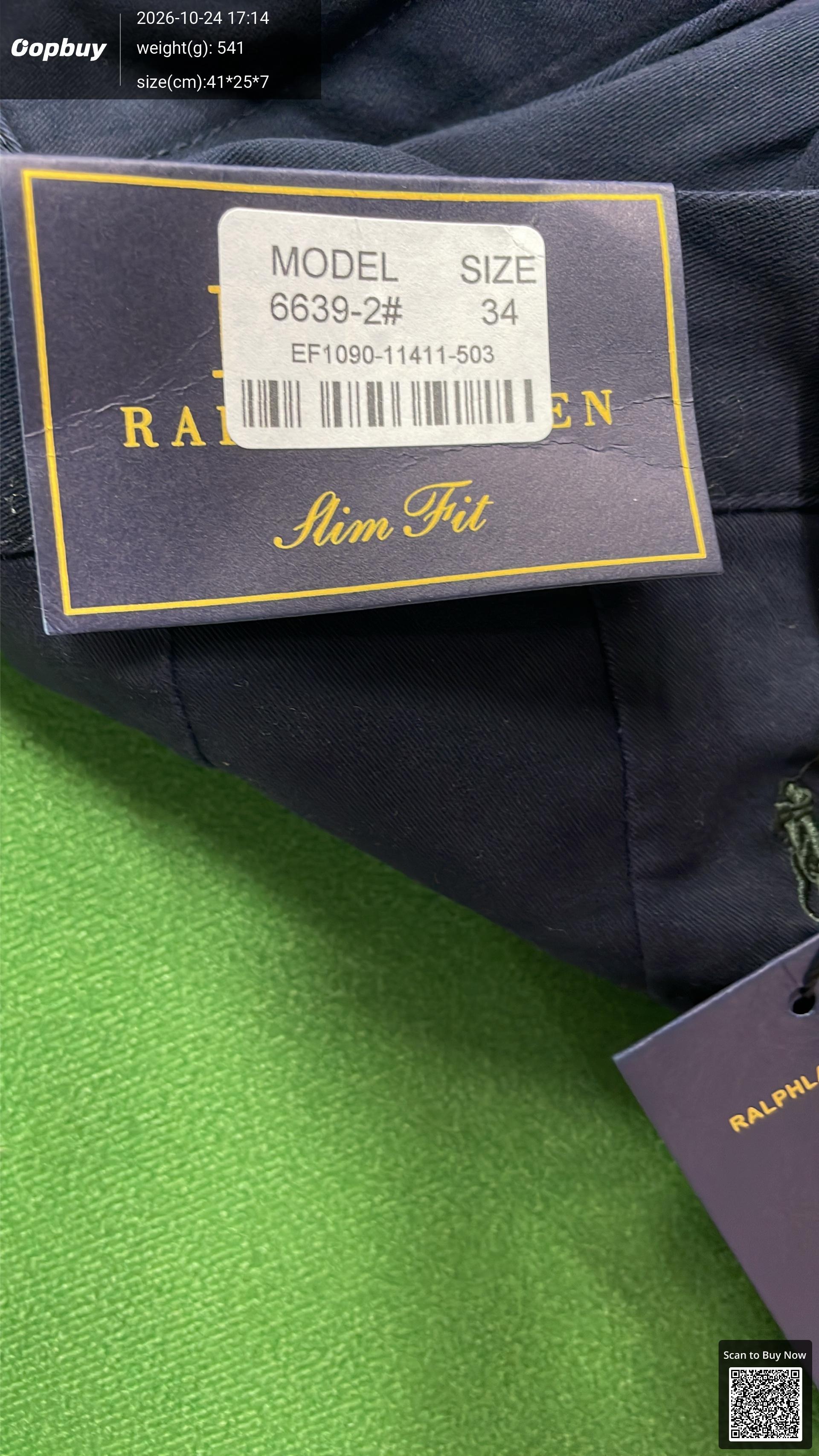 Foto QC 5 de Polo Ralph Lauren Slim Fit Chino Pants Khaki