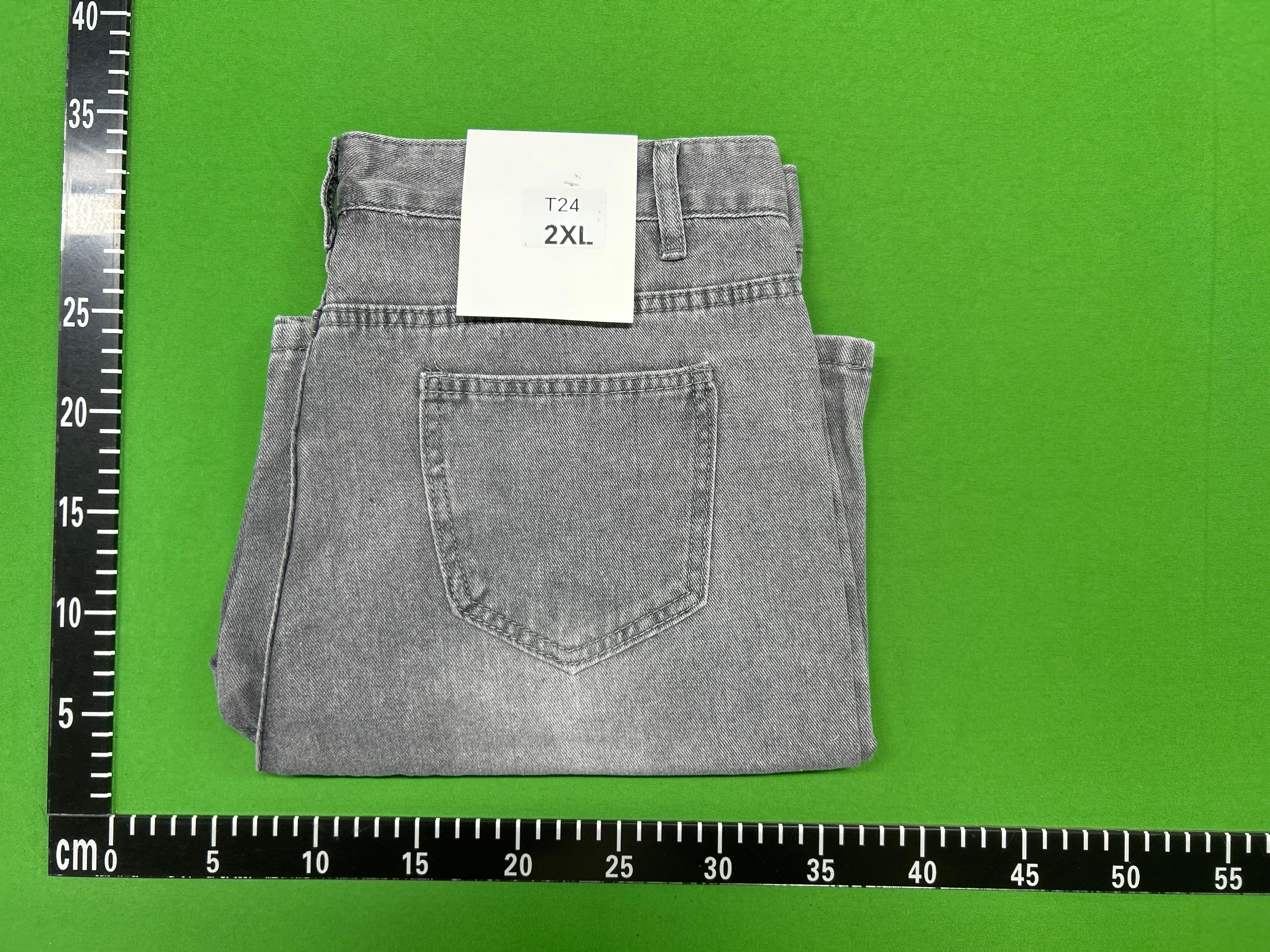 Foto QC 5 de Unbranded Denim Shorts Loose Straight Black
