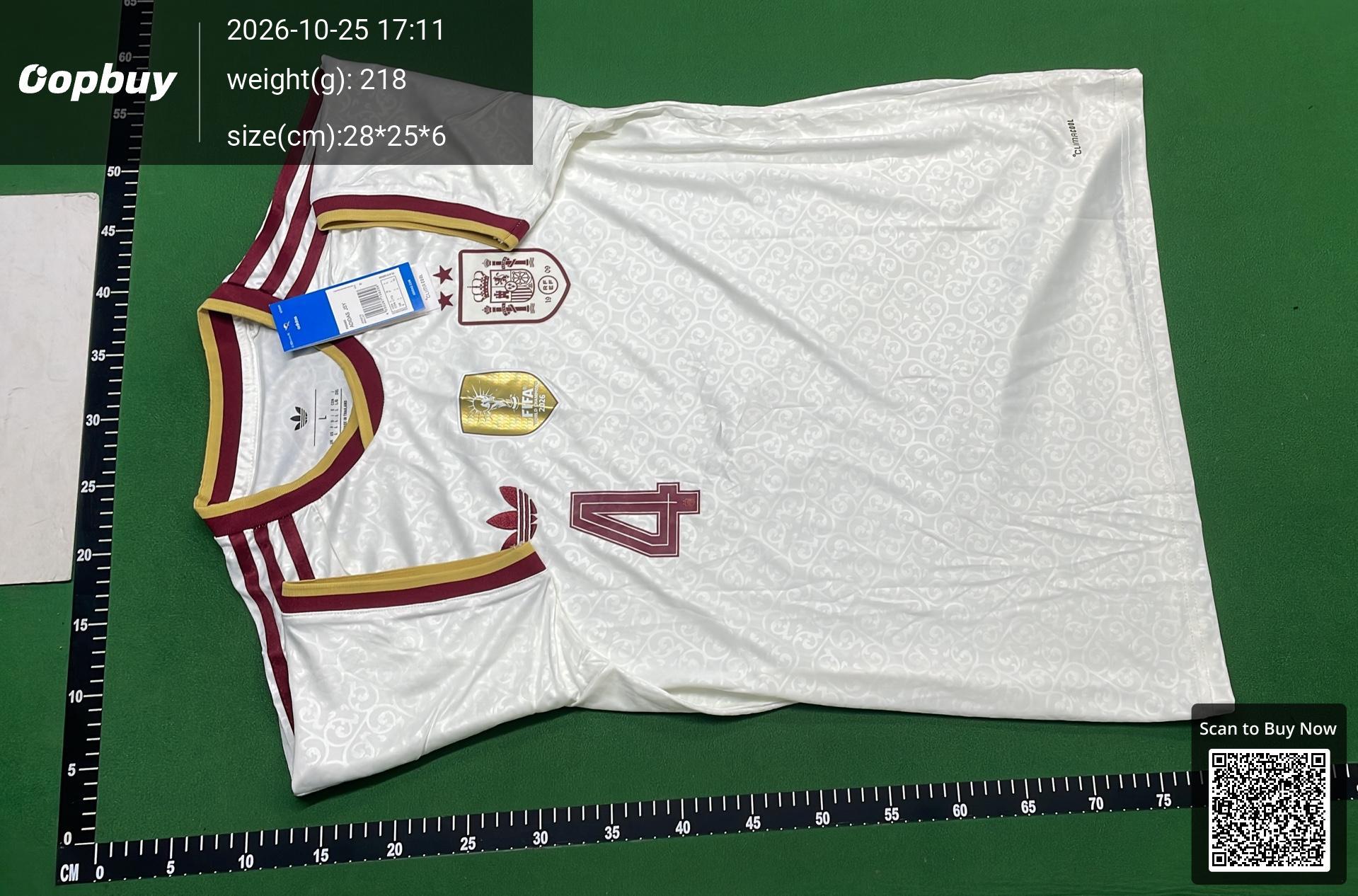 Foto QC 2 de adidas x Spain Retro 2010 World Cup Champion Home Fan Jersey Red