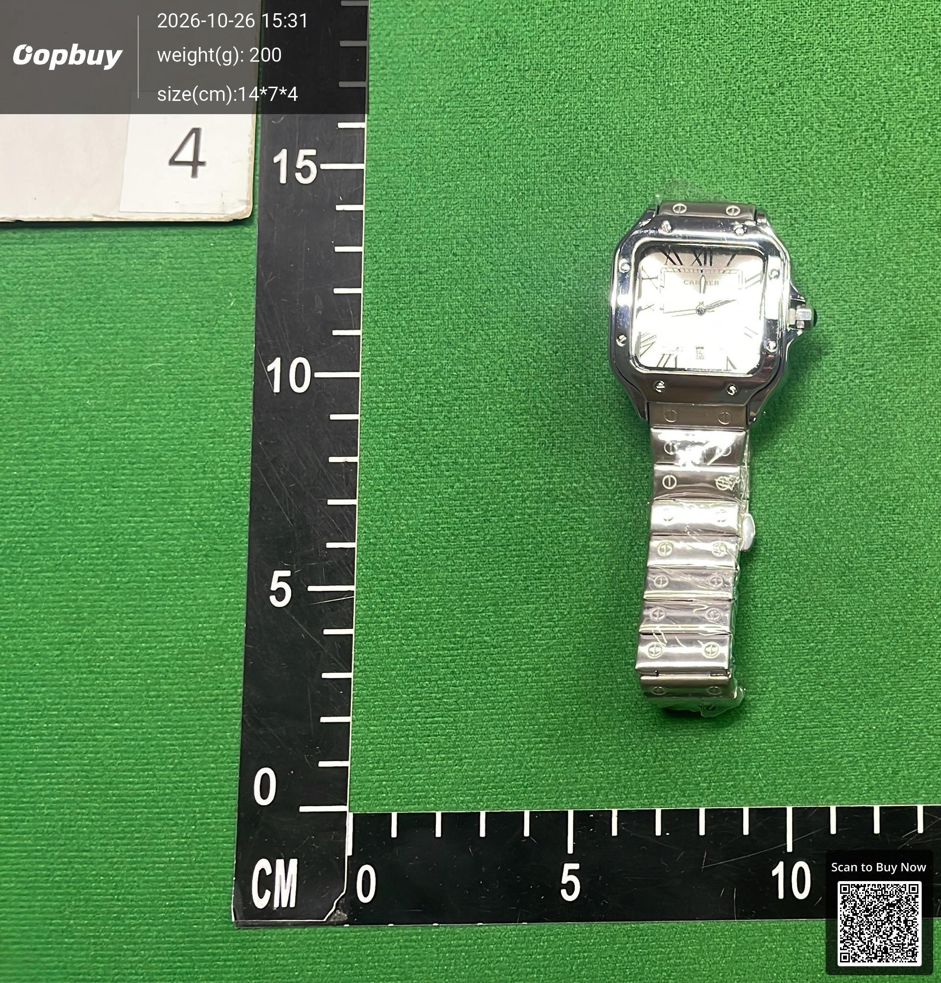Foto QC 1 de Cartier Santos Galbée W20067D6
