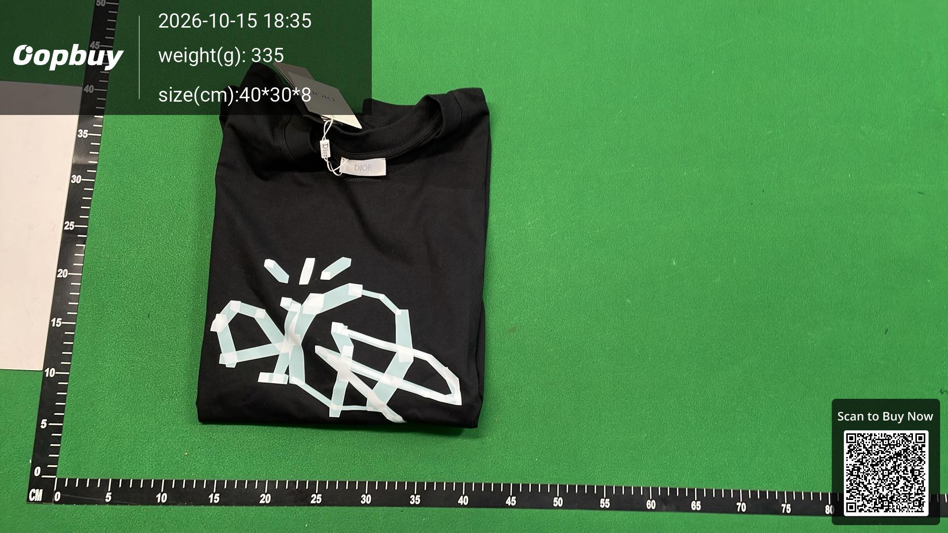 Foto QC 4 de Dior Alphabet T-shirt Star White