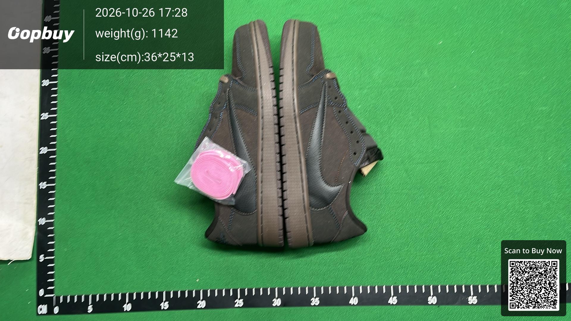 Foto QC 5 de Jordan 1 Retro Low OG SP Travis Scott Black Phantom DM7866-001