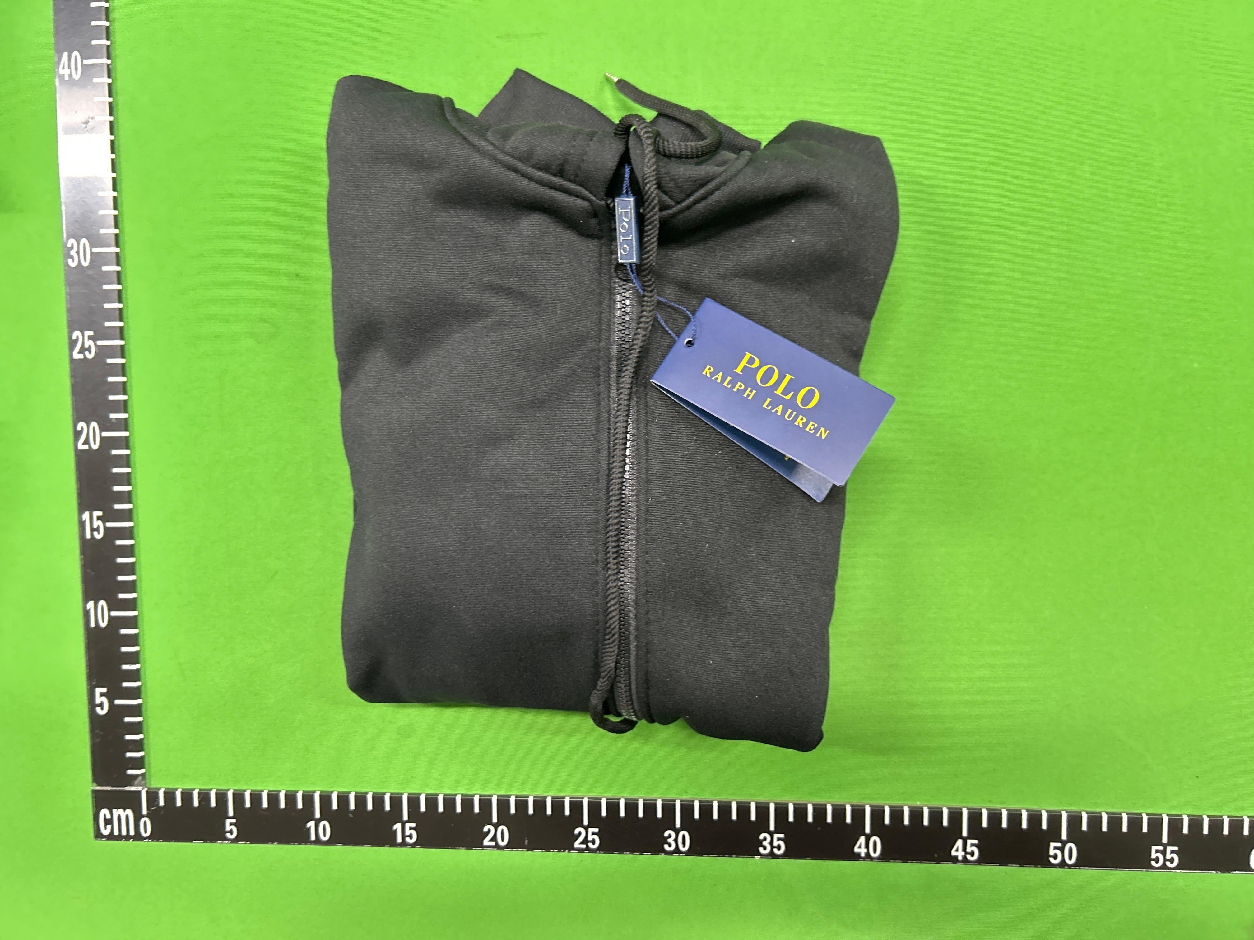 Foto QC 1 de Polo Ralph Lauren Zip Sweater Double-Knit Hoodie Polo Black