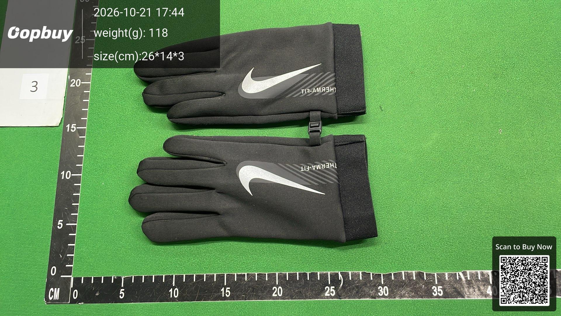 Foto QC 4 de Corteiz Leather Gloves Black
