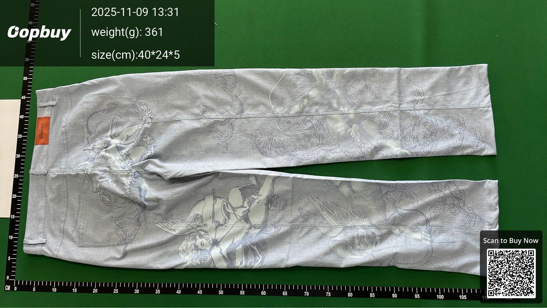 Foto QC 7 de Unbranded Jeans Graffiti Light Blue