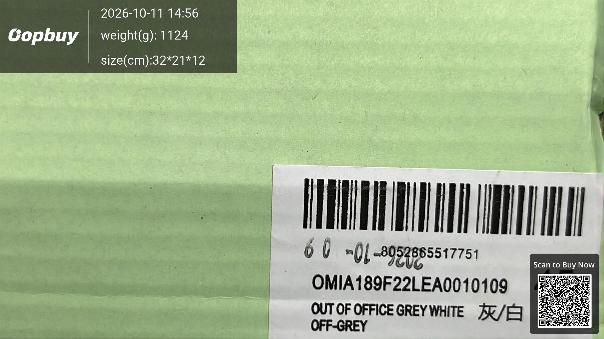 Foto QC 2 de Off-White Out Of Office Low Triple Black OMIA189C99LEA0061001