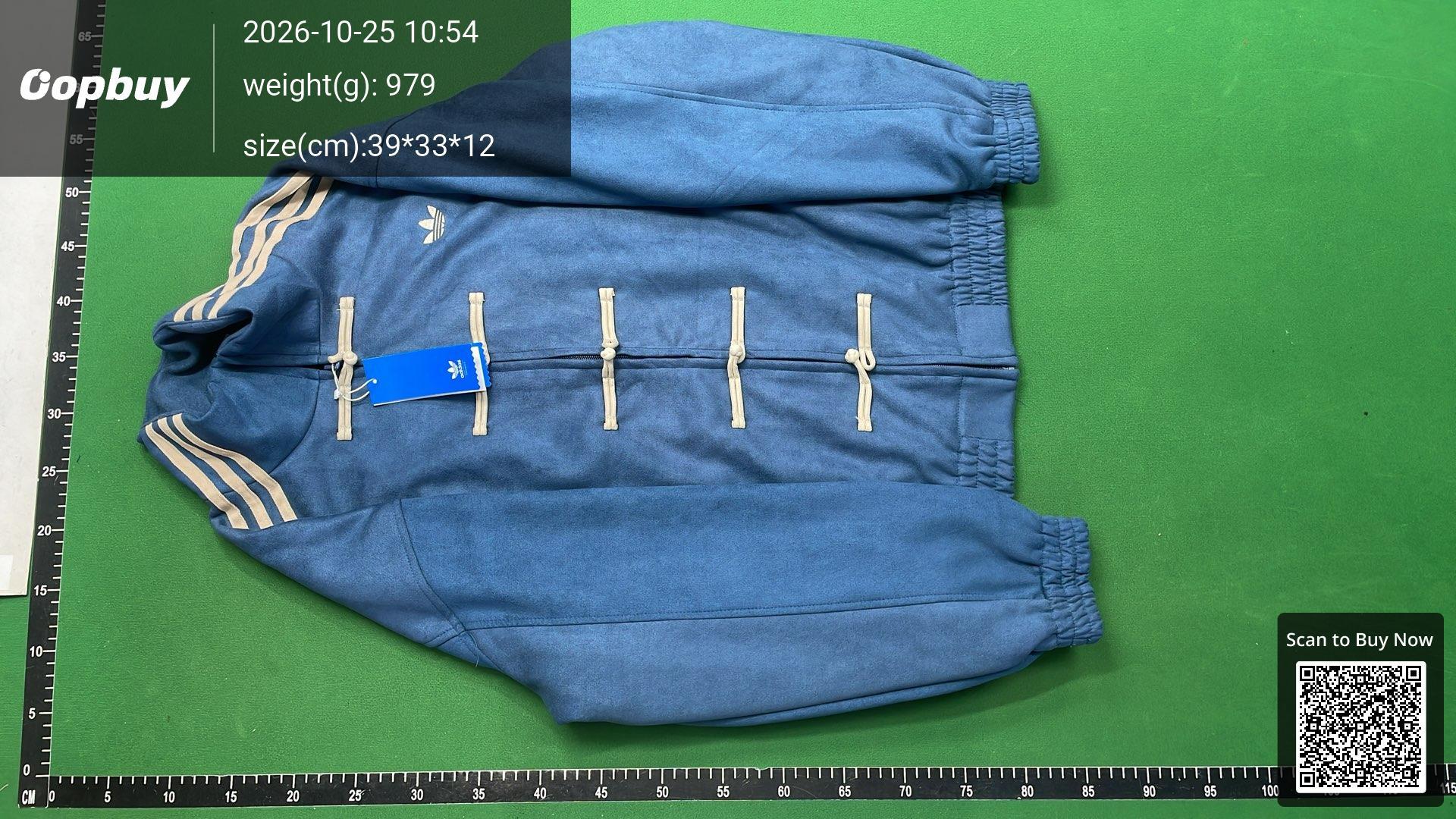Foto QC 6 de adidas Faux Suede Tang Jacket Blue