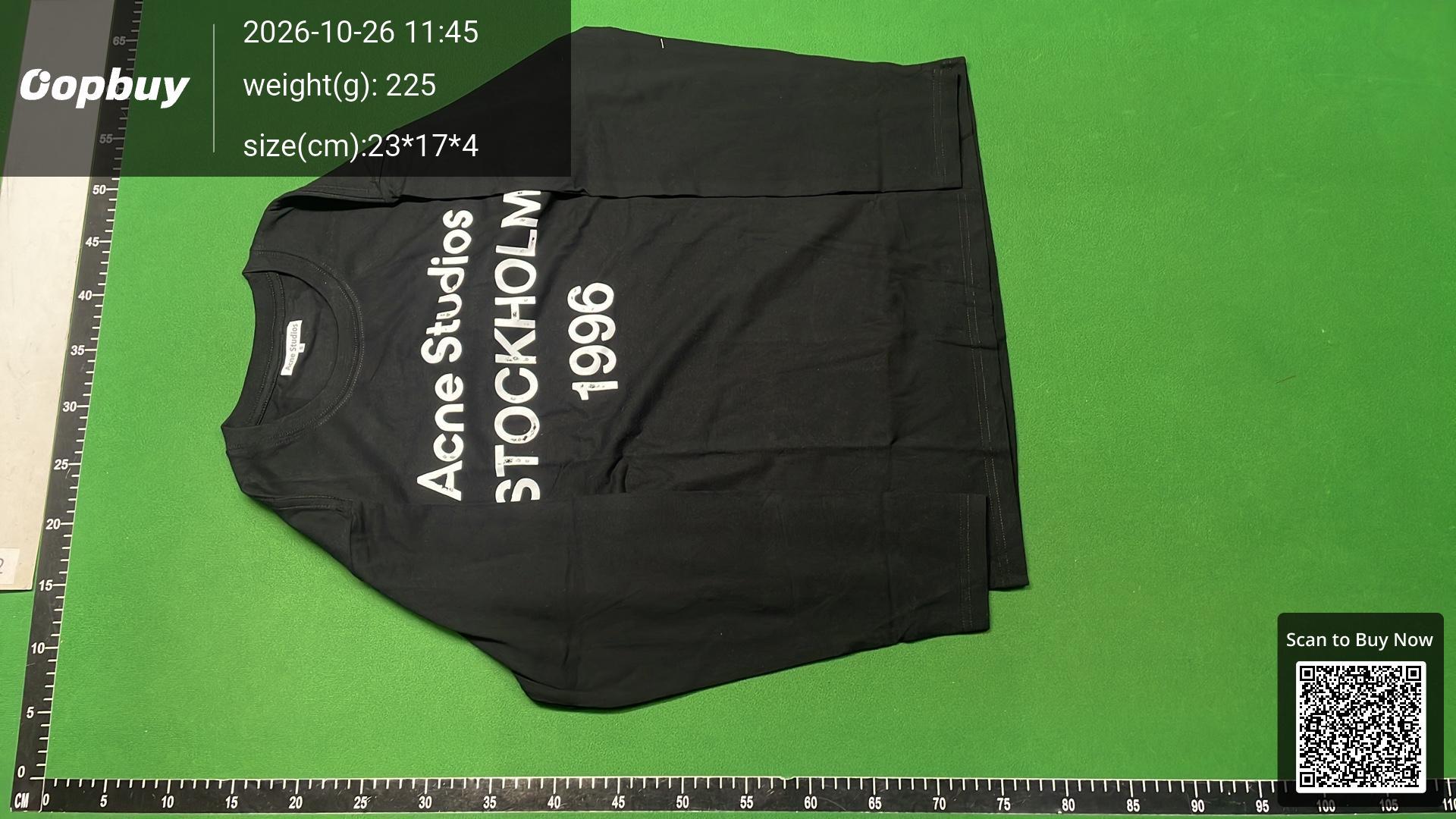 Foto QC 2 de Acne Studios Stockholm 1996 T-shirt White
