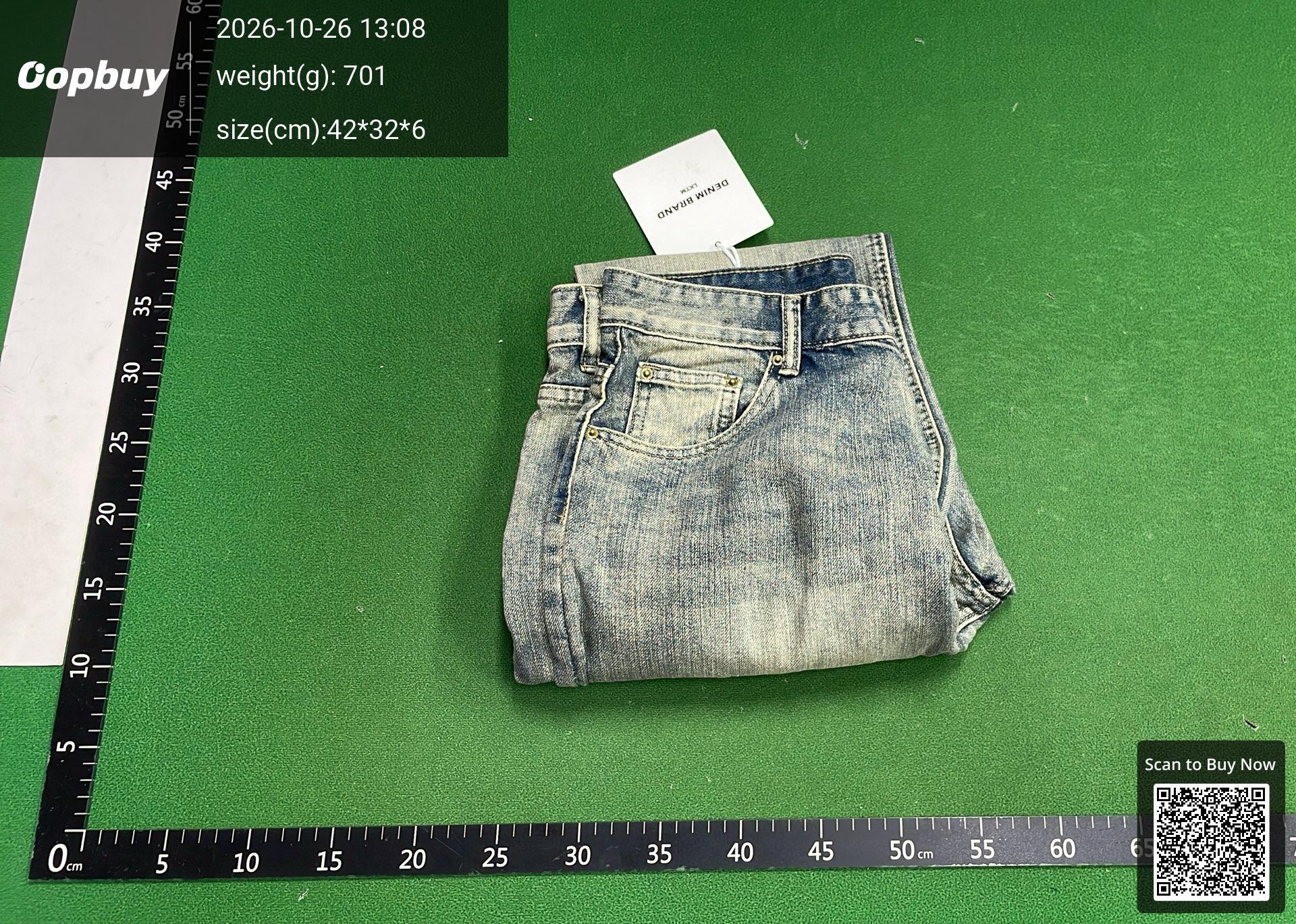 Foto QC 8 de Balenciaga adidas Jeans Baggy Side Stripe Blue Washed