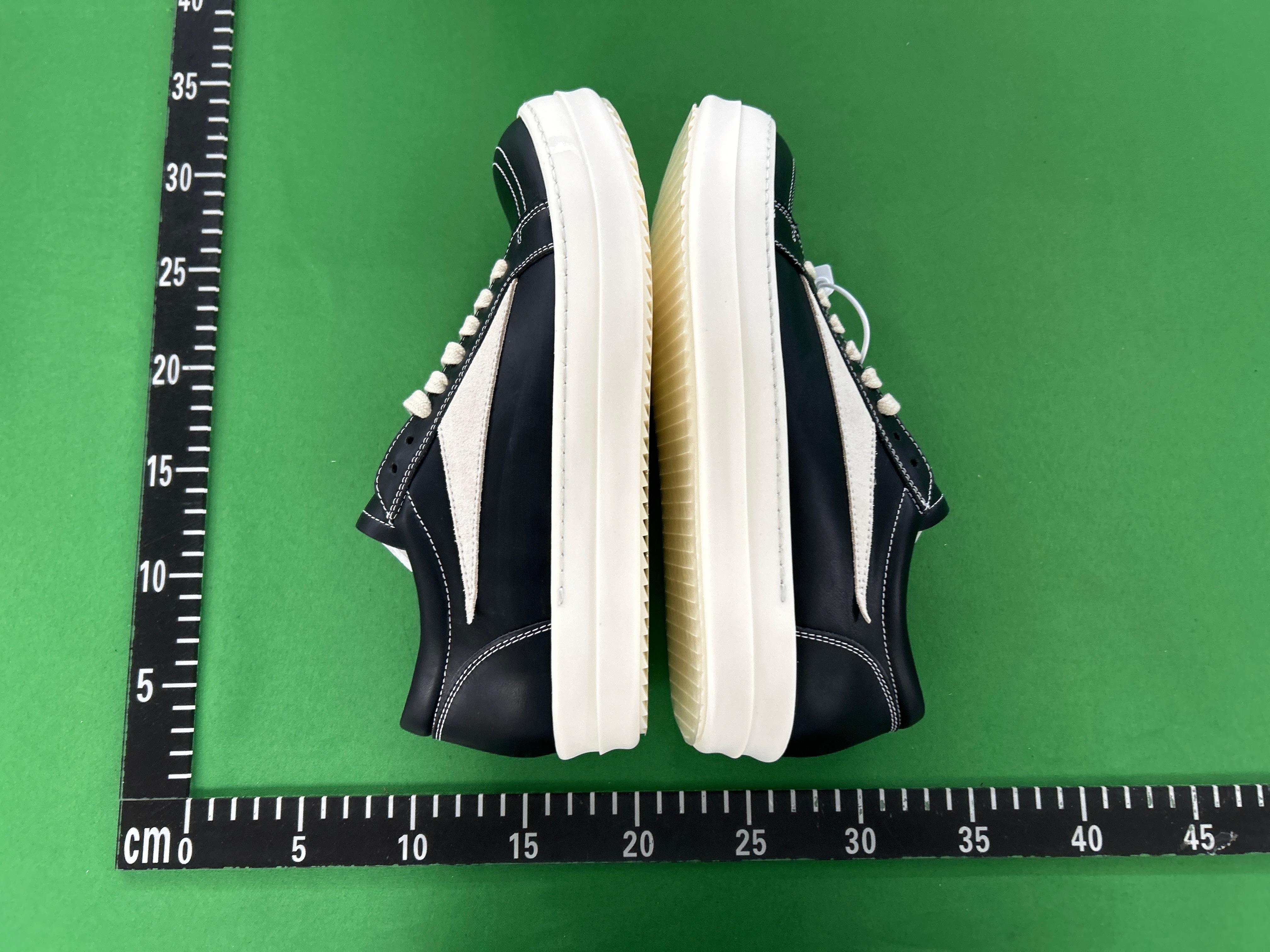 Foto QC 5 de Rick Owens Jumbo Lace Low Sneaks Suede Dinge Milk RP01E7883 LVSW2