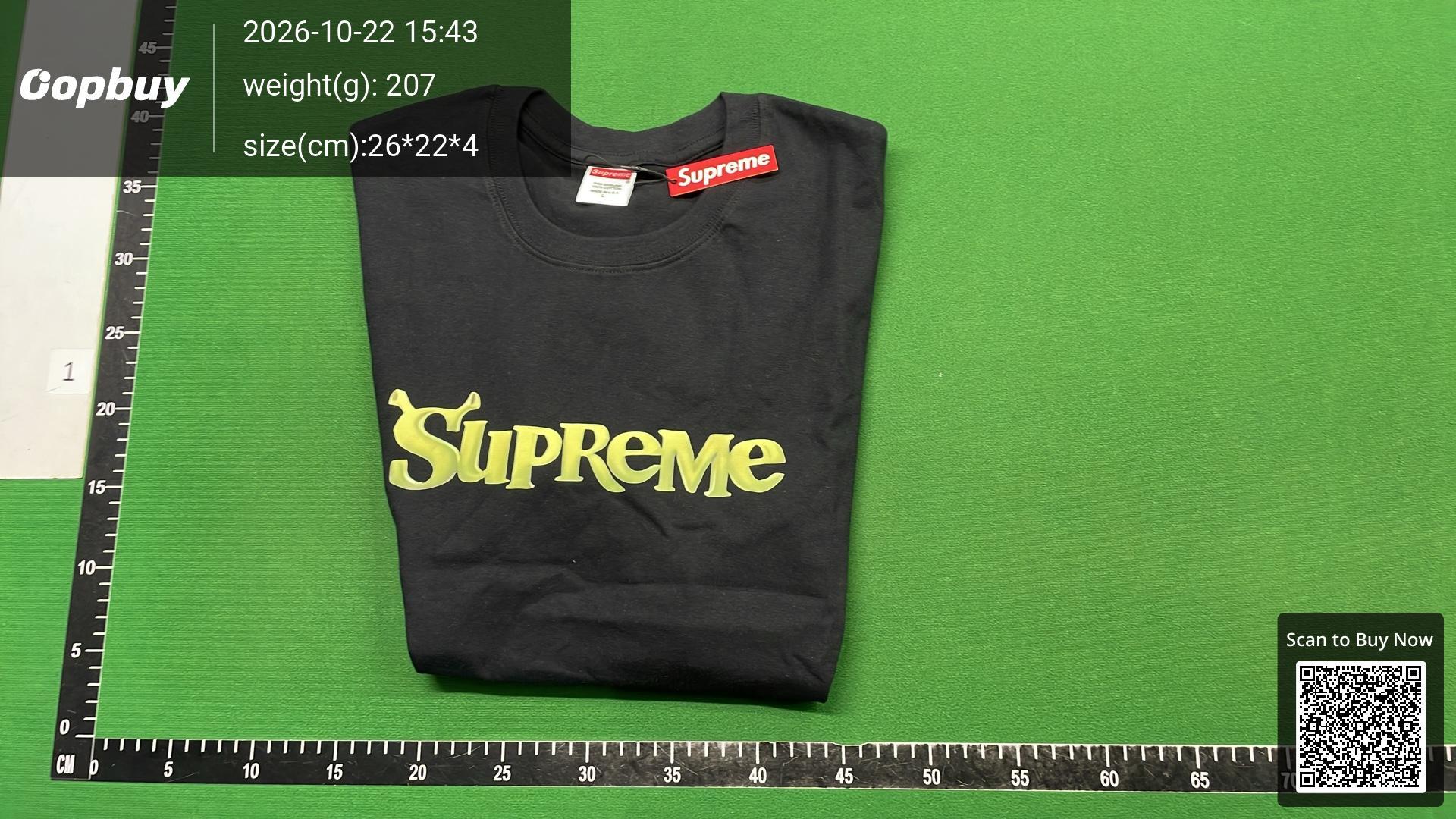Foto QC 8 de Supreme Burberry Box Logo T-shirt White
