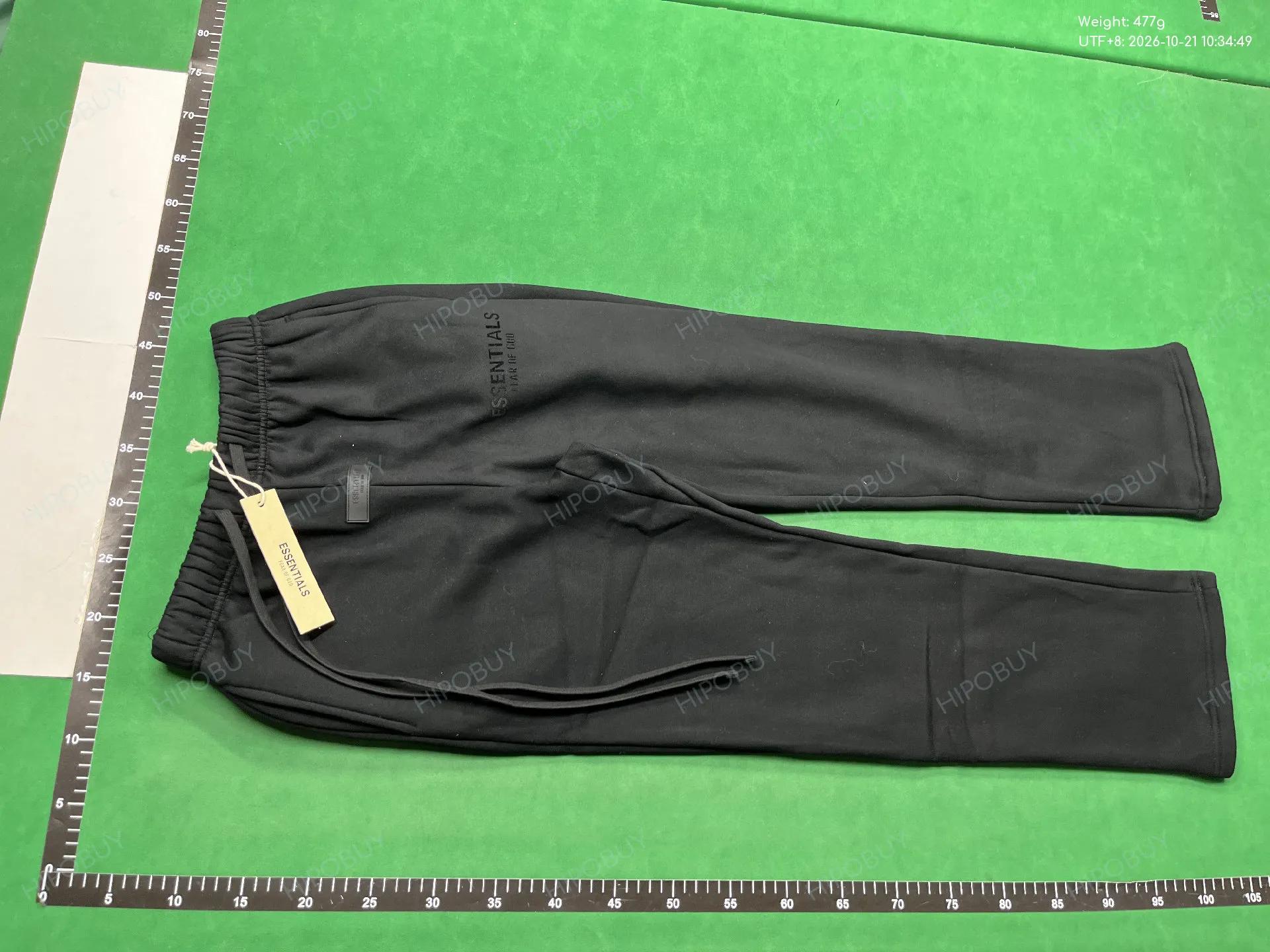Foto QC 6 de Fear of God Essentials Sweatpants Flocked Grey