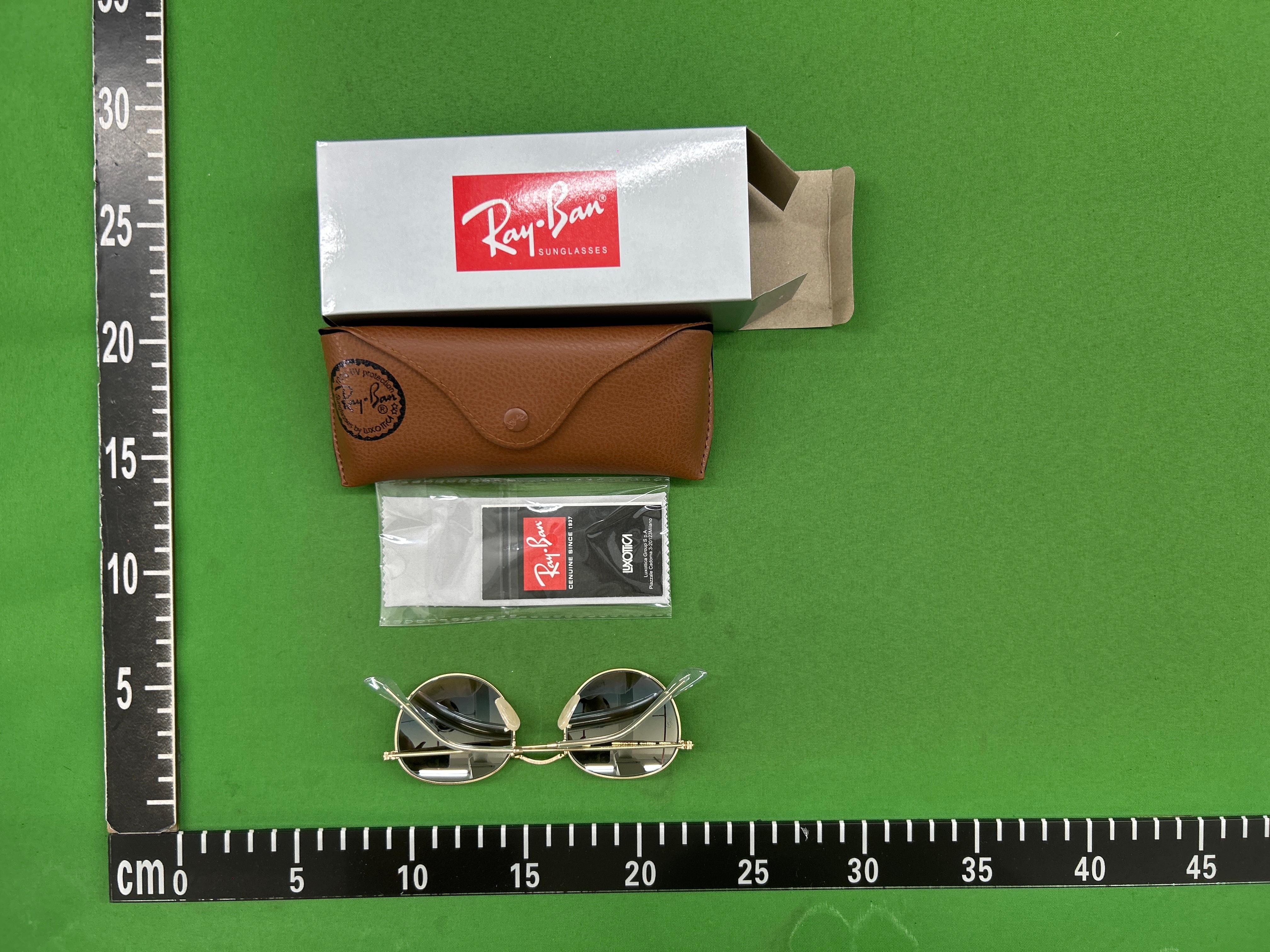 Foto QC 4 de Ray-Ban Square-Frame Acetate Sunglasses Tortoise Green (RB2157)
