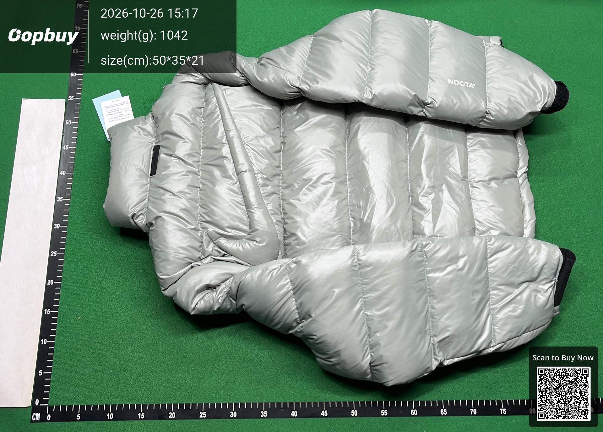 Foto QC 7 de Nike x NOCTA Sunset Puffer Jacket Down Mica Green