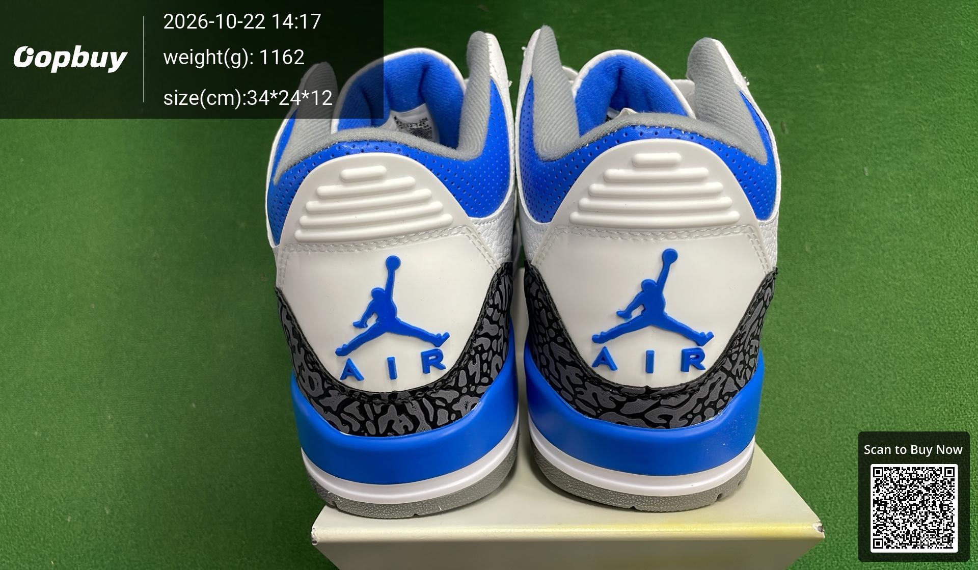 Foto QC 3 de Jordan 3 Retro Black Cat CT8532-001