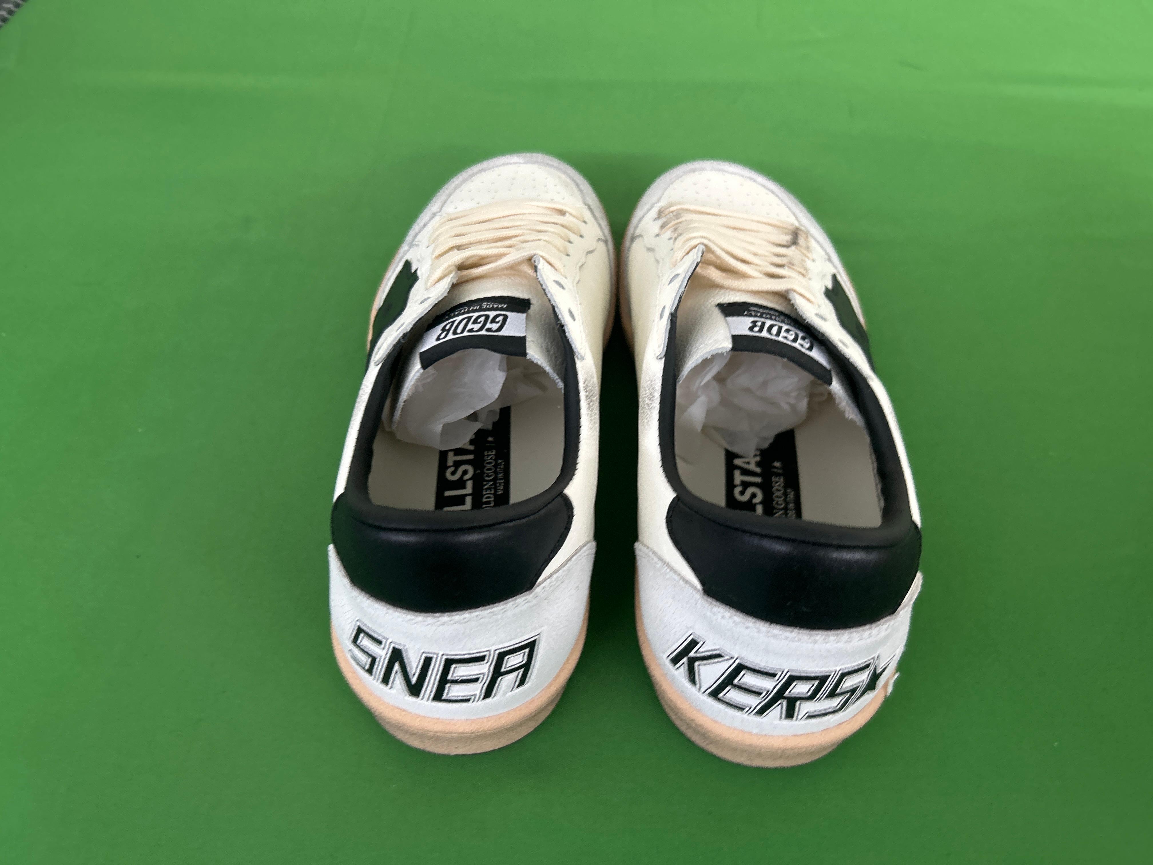 Foto QC 3 de Golden Goose Ball Star Retro White Blue Black GMF00117