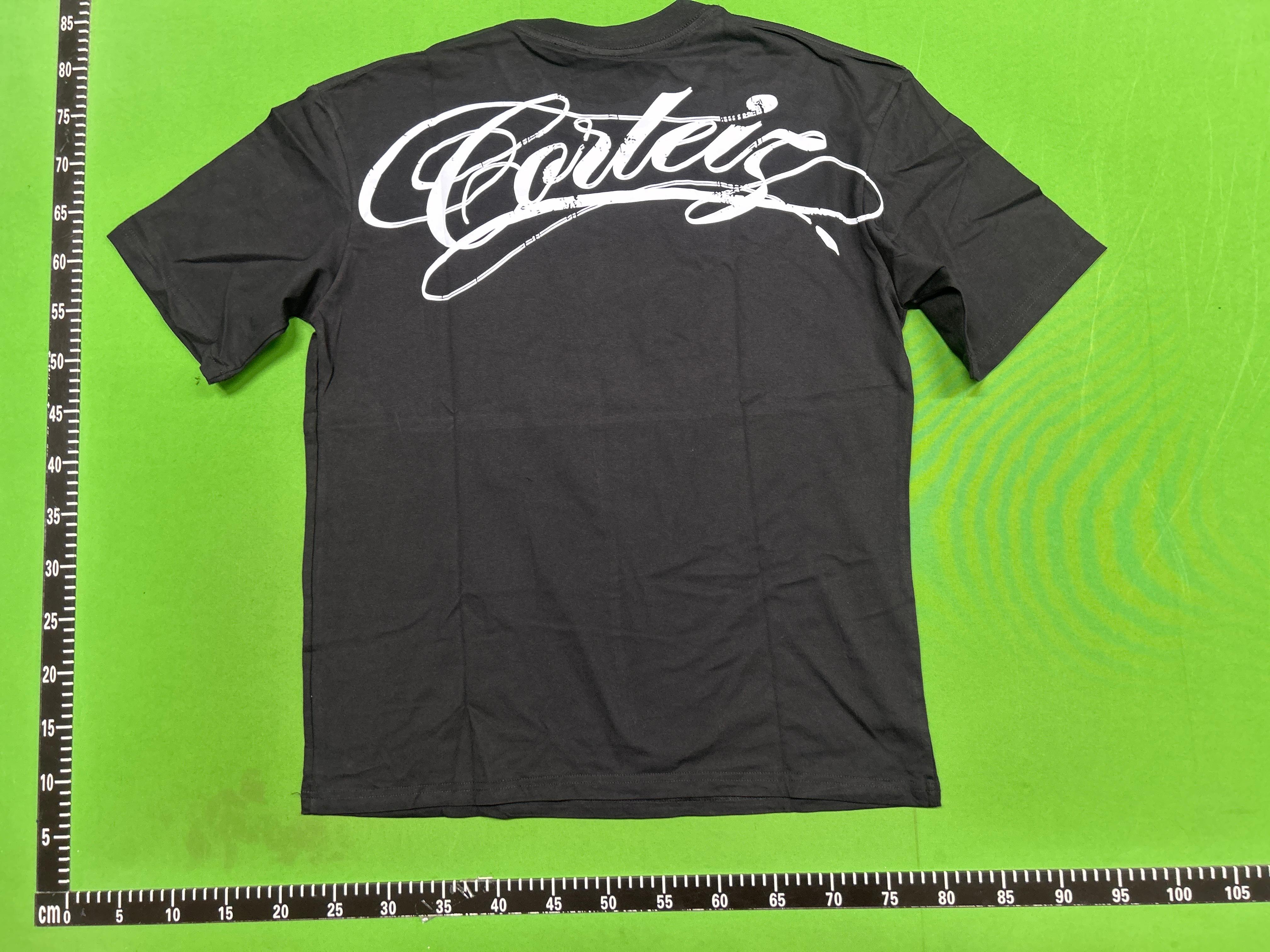 Foto QC 4 de Corteiz T-shirt Script Logo Black