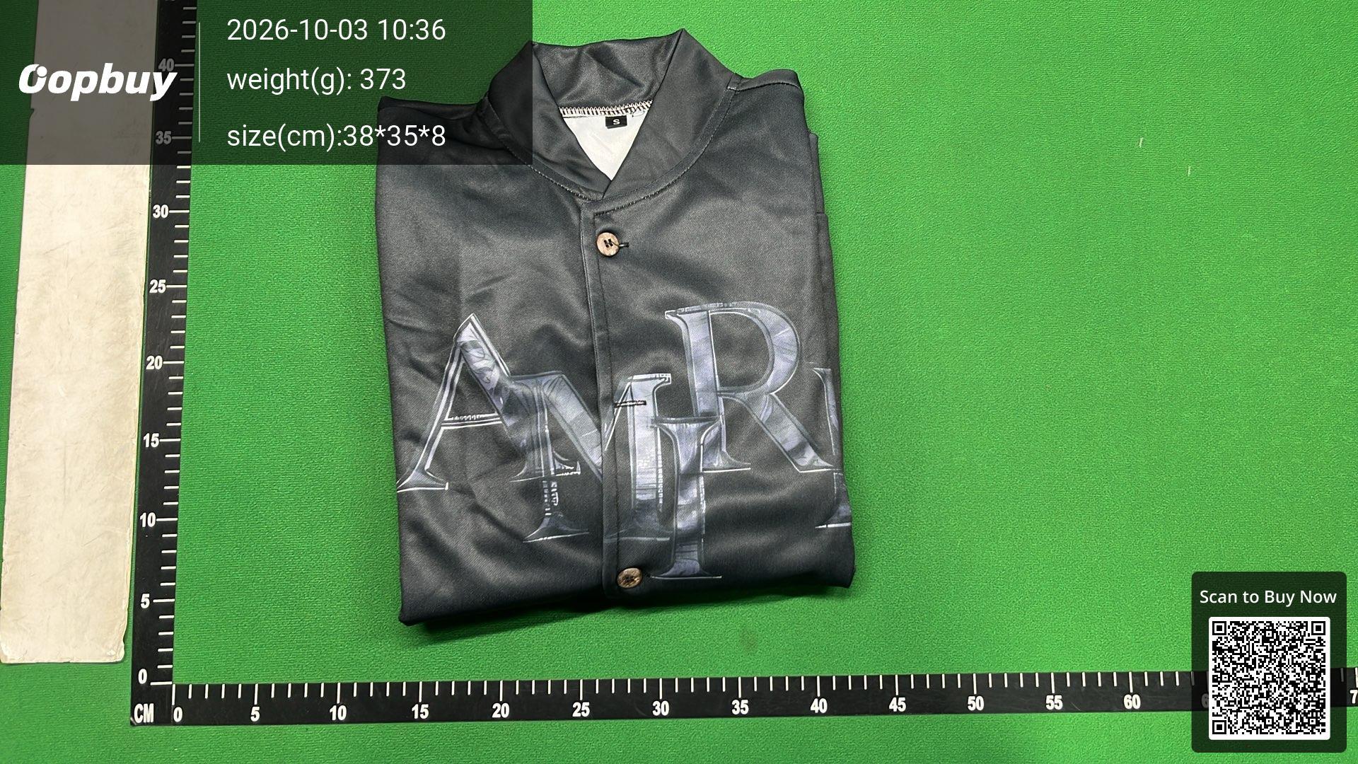 Foto QC 4 de AMIRI Bone Varsity Jacket Beige