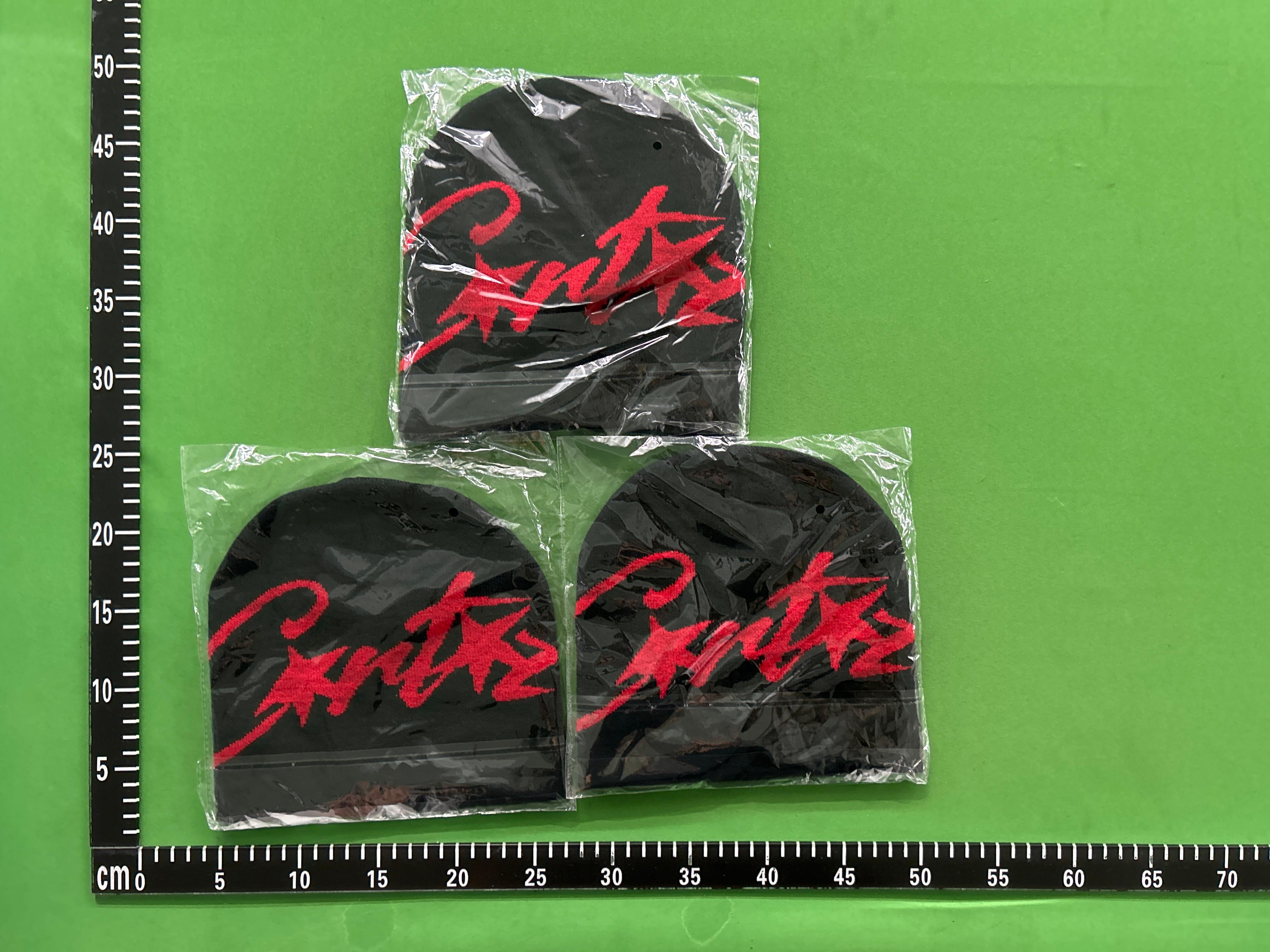 Foto QC 3 de Corteiz Script Beanie Grey