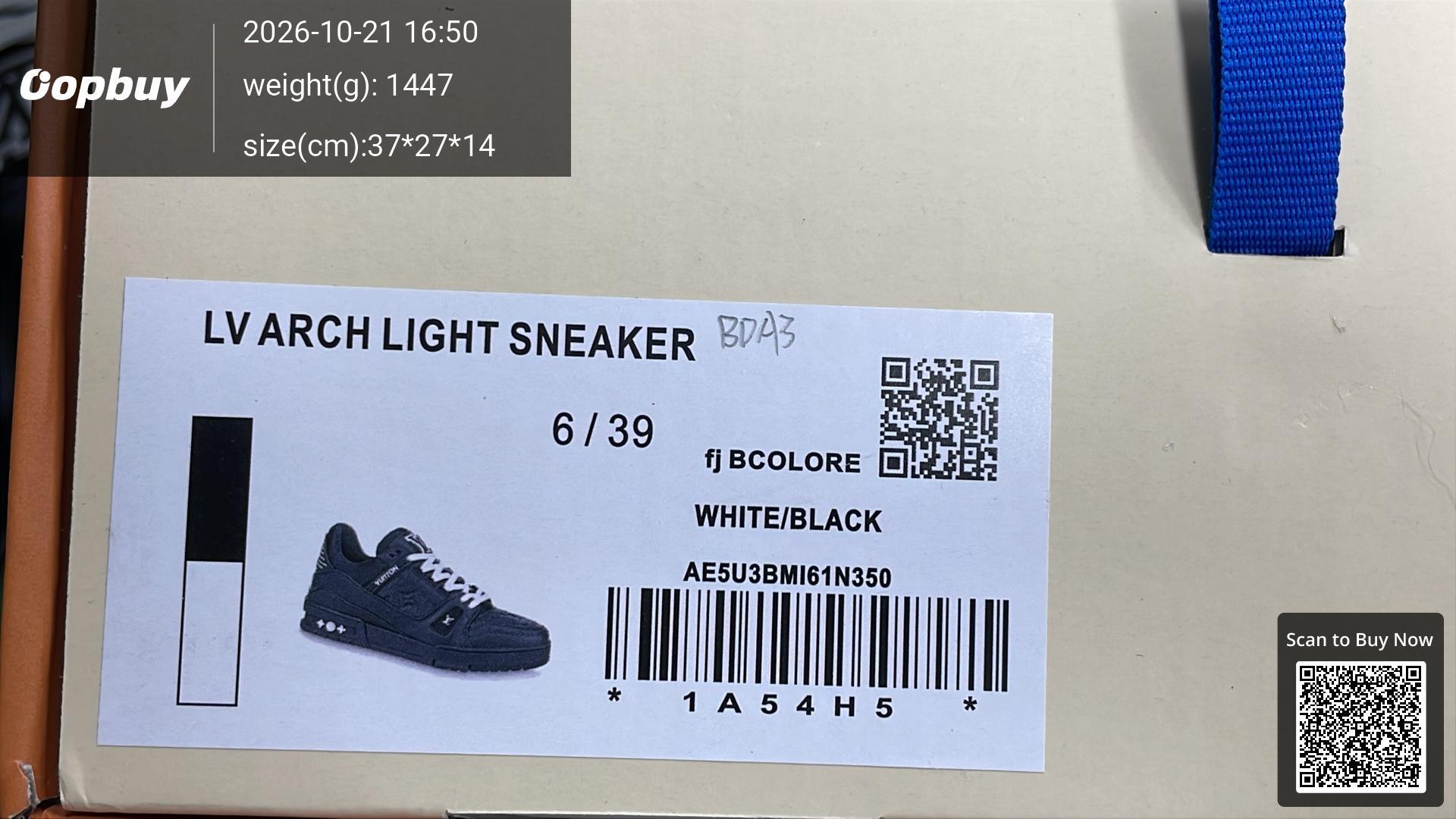 Foto QC 8 de Louis Vuitton Trainer Low Monogram Denim Blue