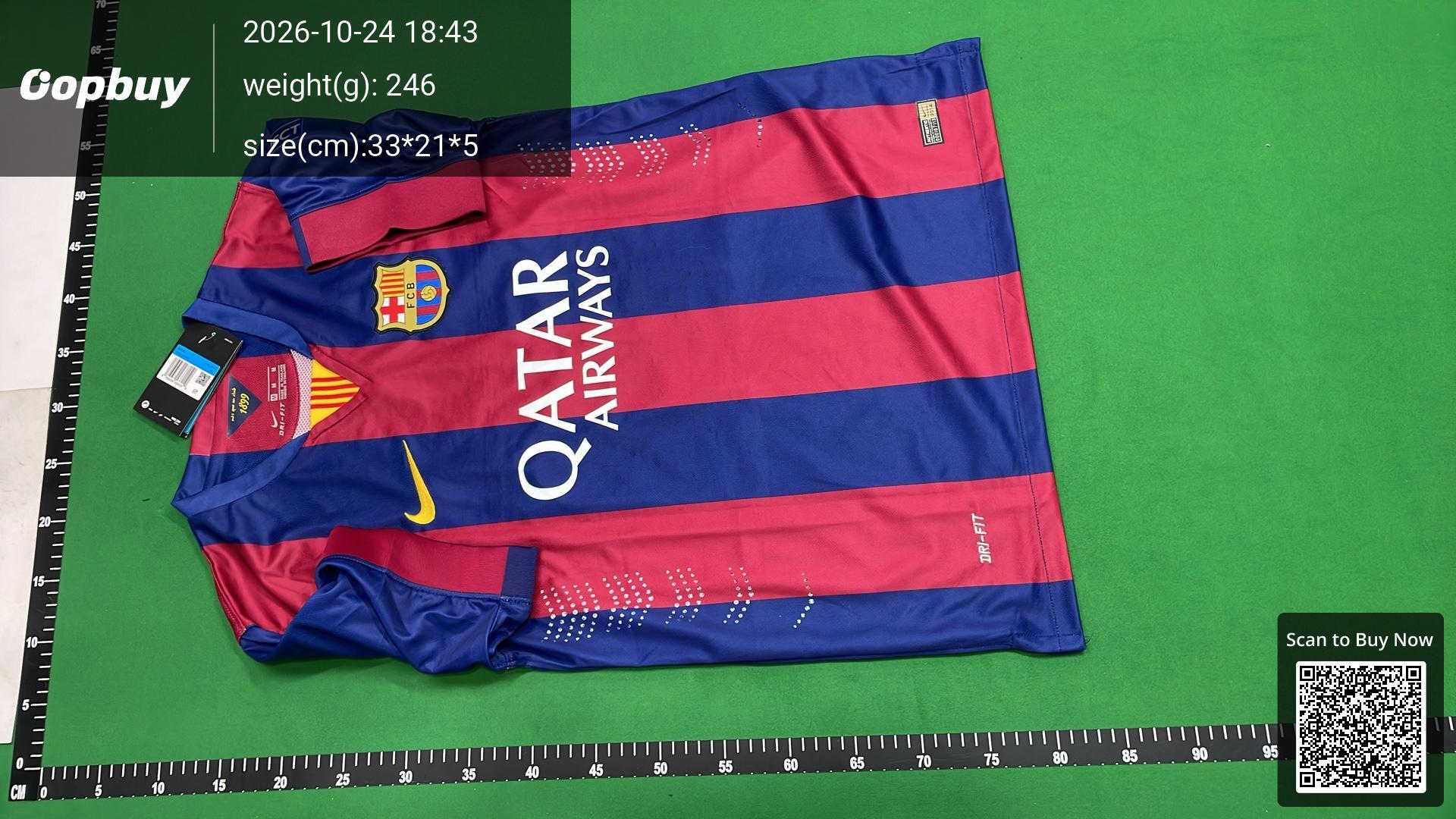 Foto QC 5 de Nike x FC Barcelona Retro 2020/21 Away Messi #10 Jersey Black Gold