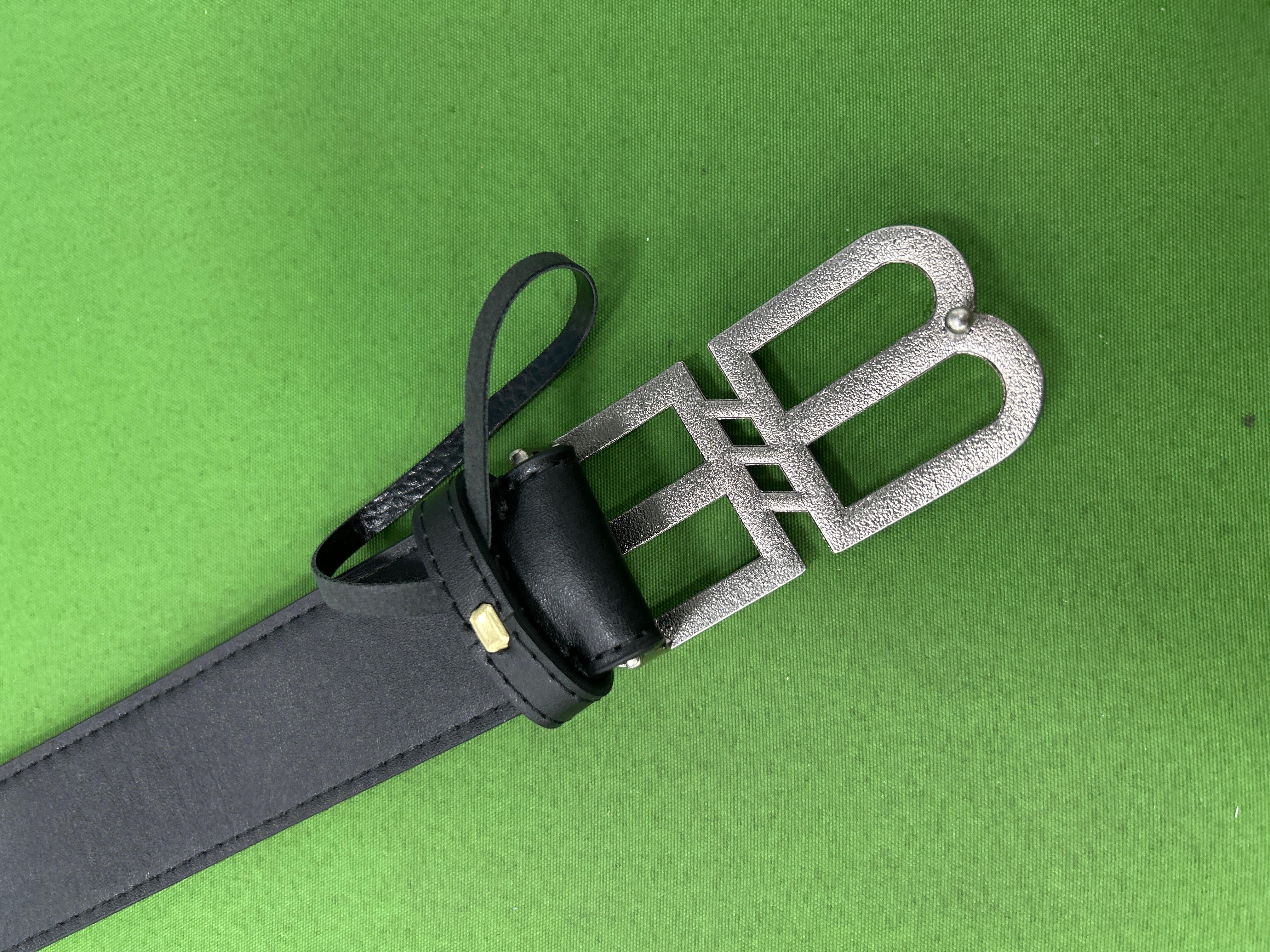 Foto QC 8 de Balenciaga BB Thin Belt Black