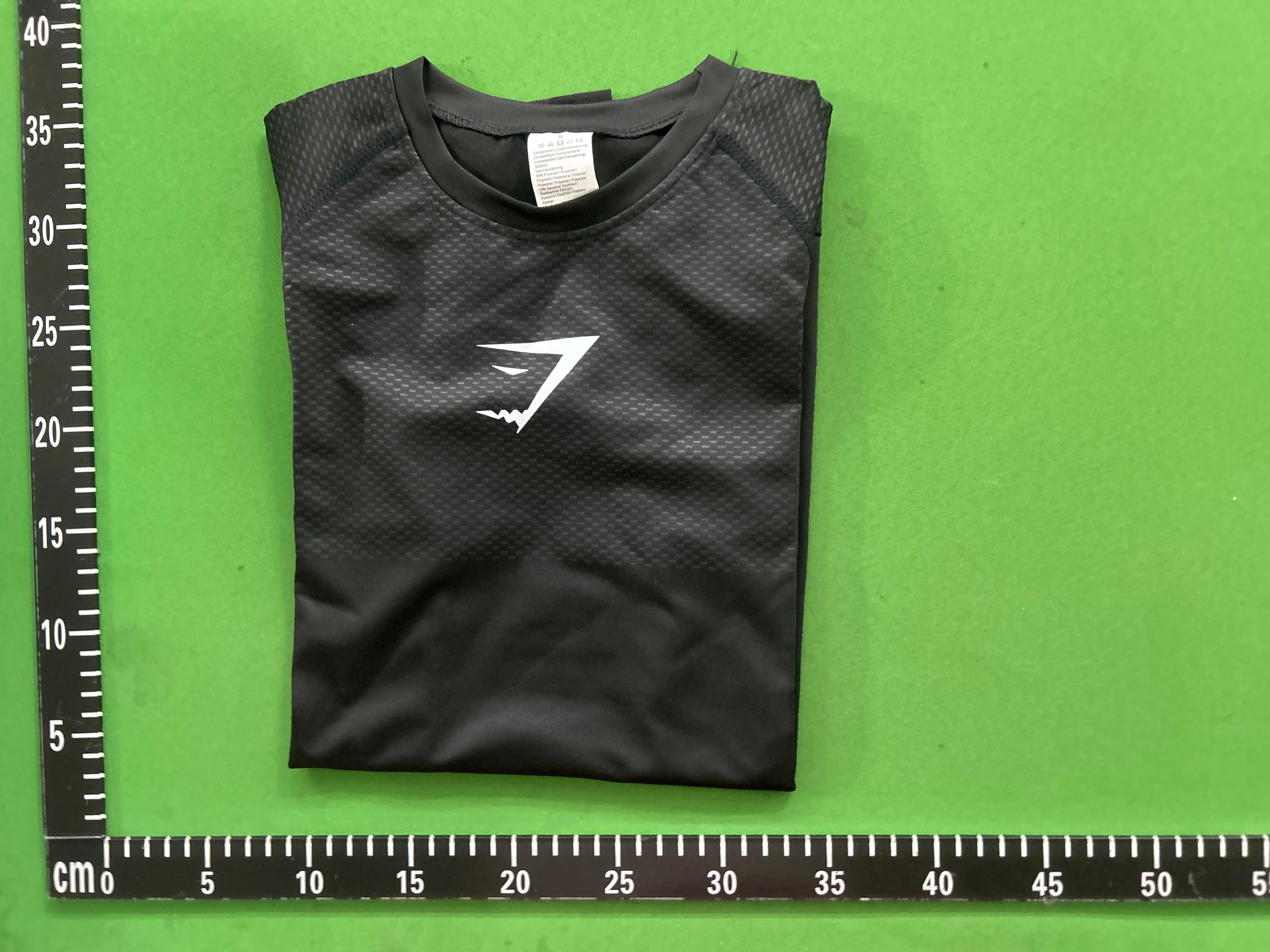 Foto QC 1 de Gymshark T-shirt Logo Print Black