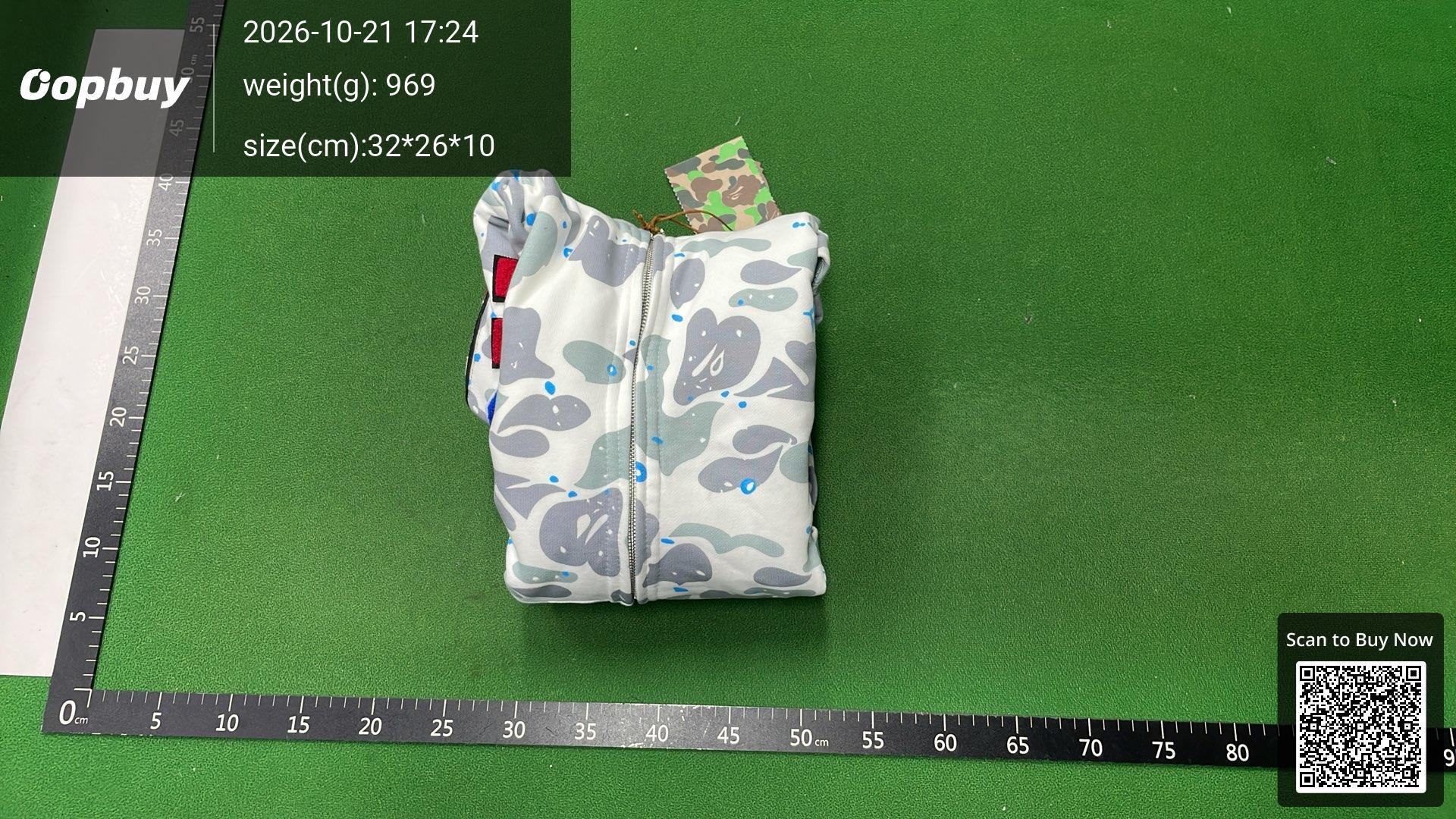 Foto QC 4 de BAPE Inter Miami CF x Messi Shark Full Zip Hoodie Black