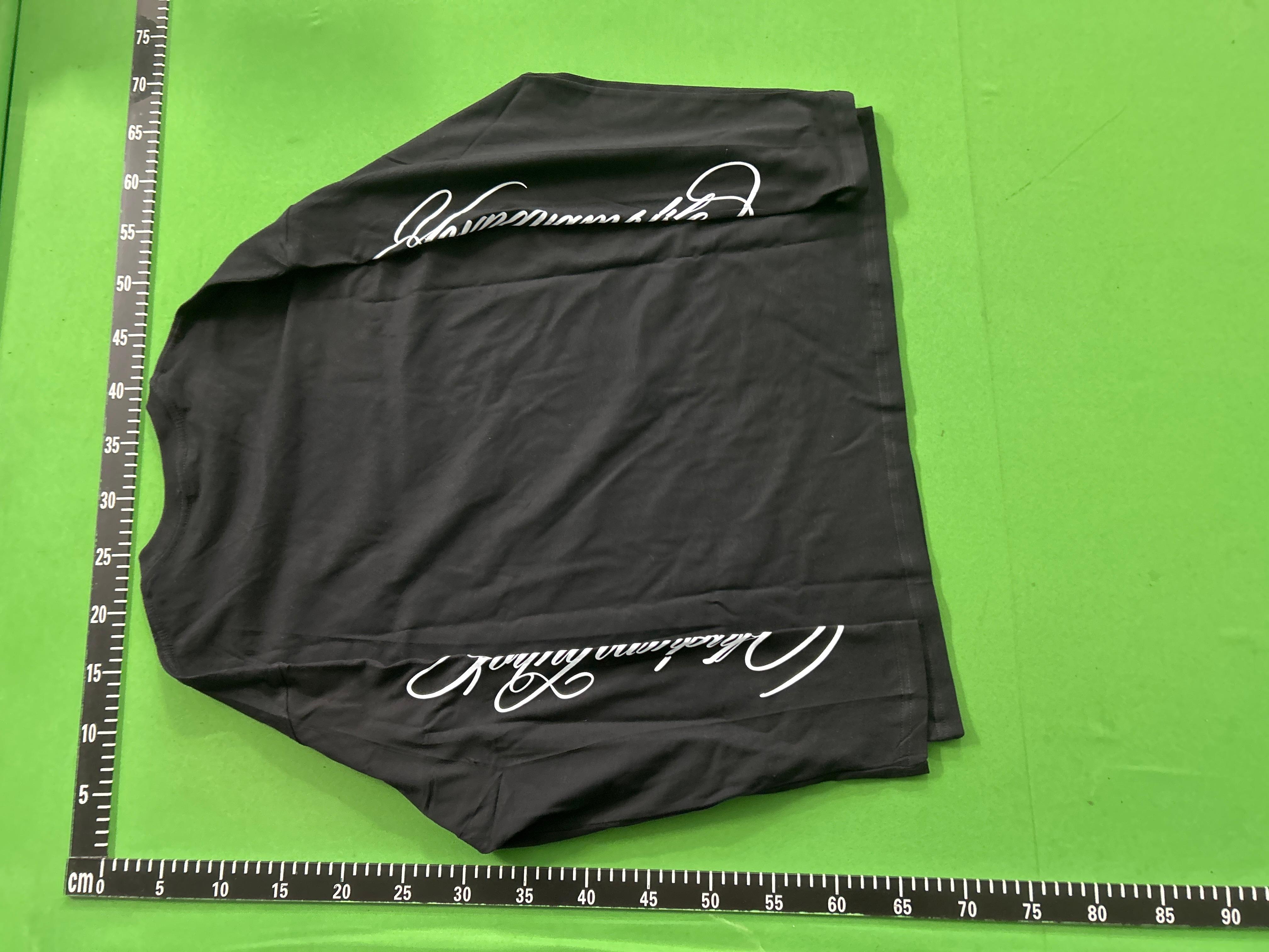 Foto QC 4 de Chrome Hearts T-shirt Script Logo Long Sleeve Black