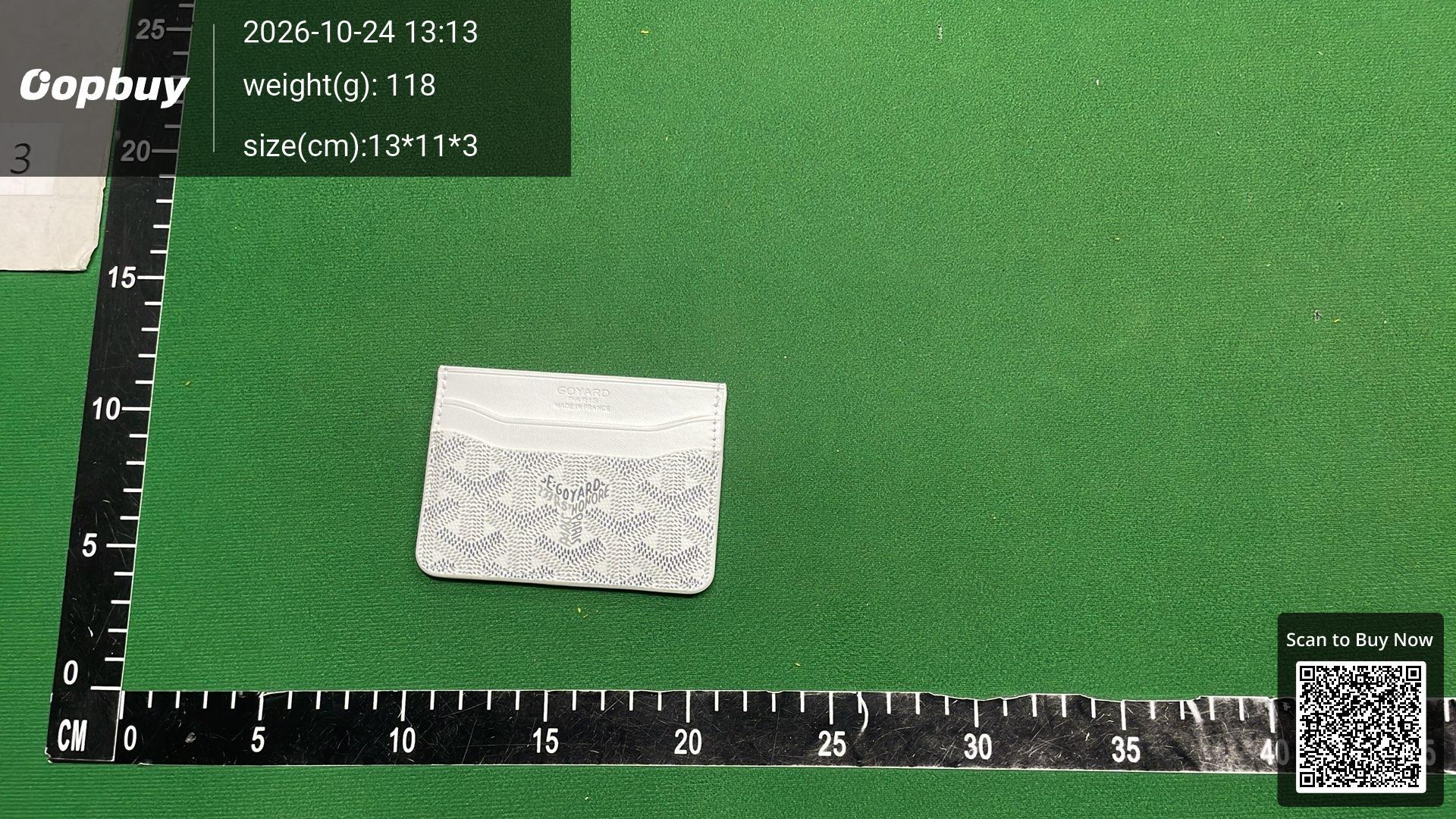Foto QC 5 de Goyard Saint Sulpice Card Holder Goyardine Green
