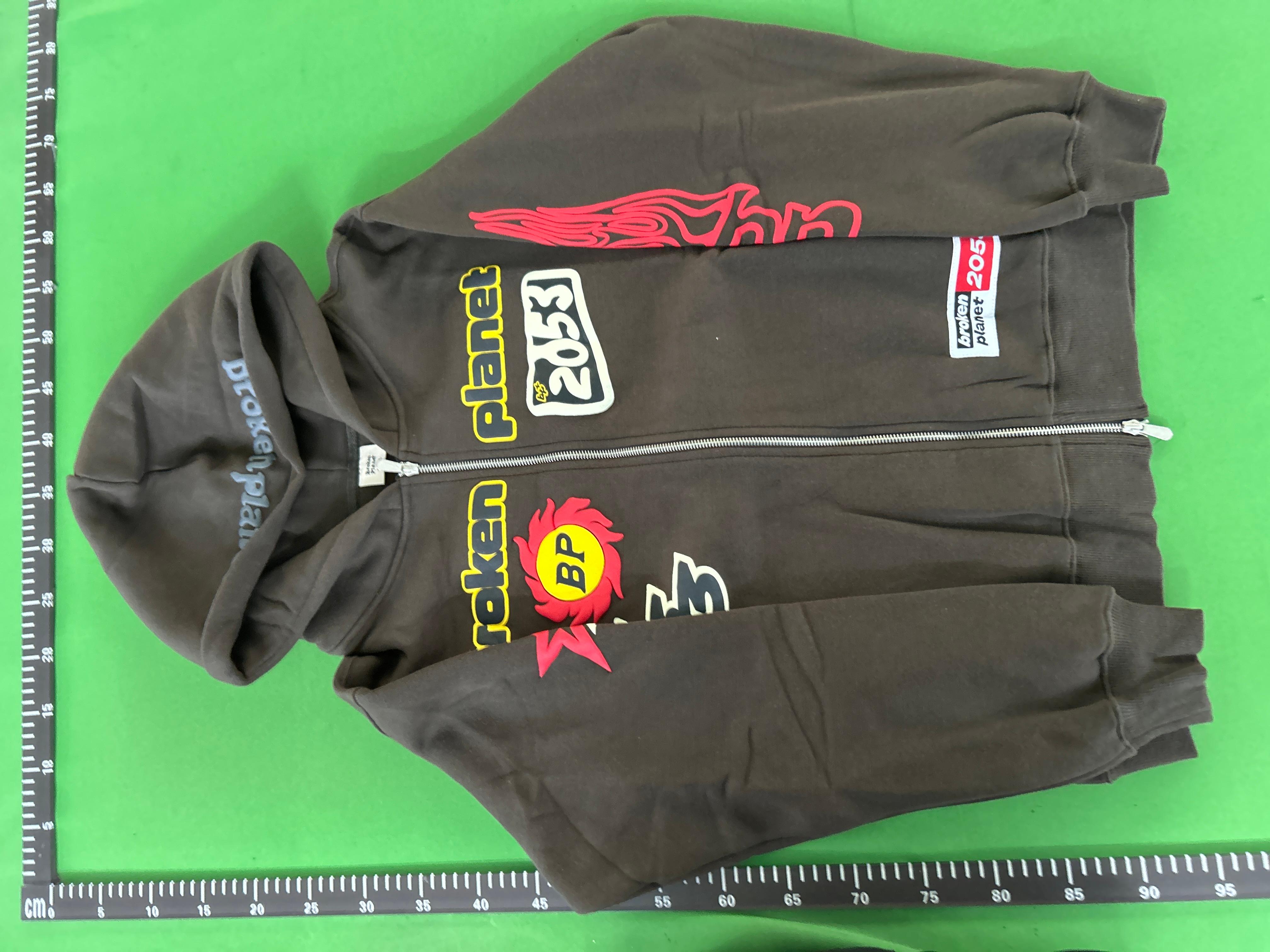 Foto QC 3 de Broken Planet Twin Flames Zip Sweater Ash Grey